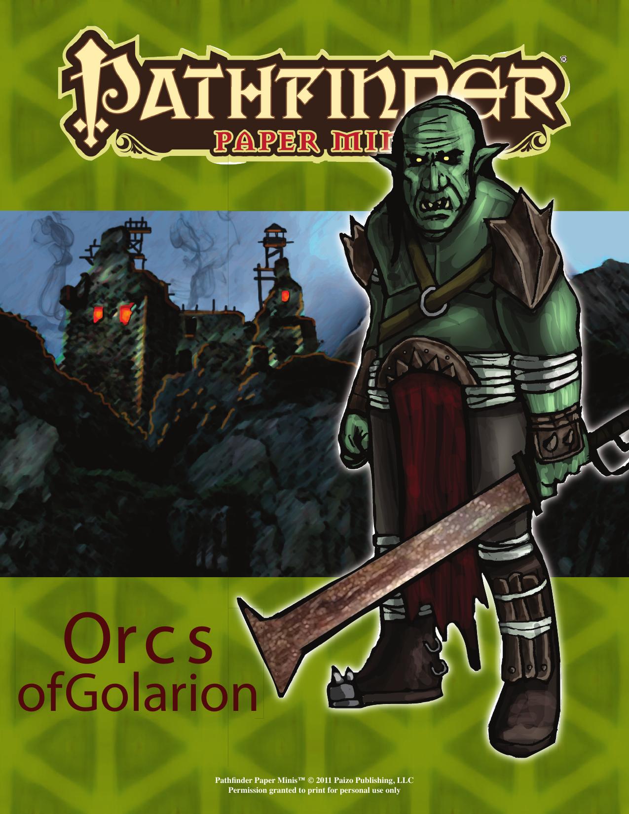 Orcs of Golarion