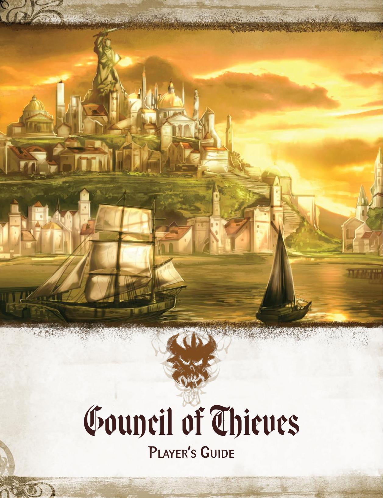Council of Thieves Player's Guide