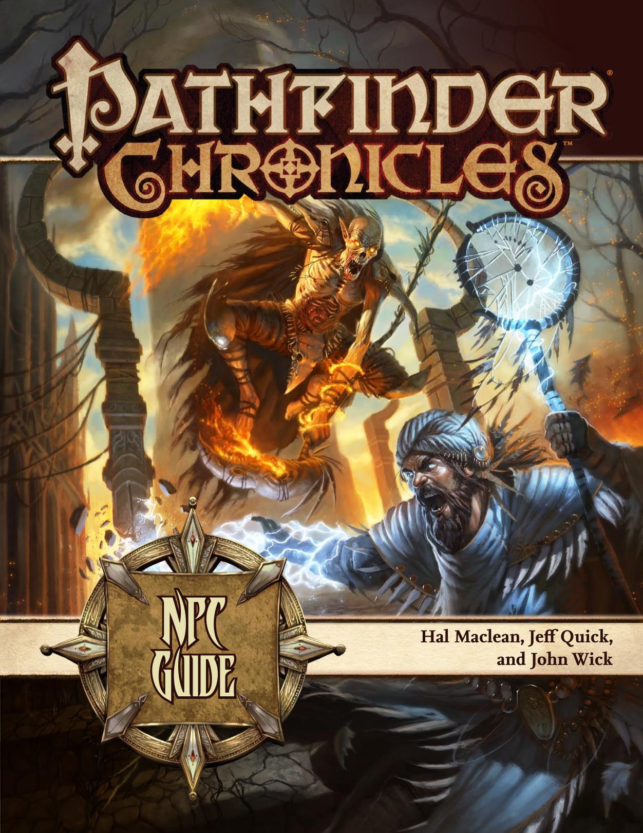 Pathfinder Chronicles: NPC Guide
