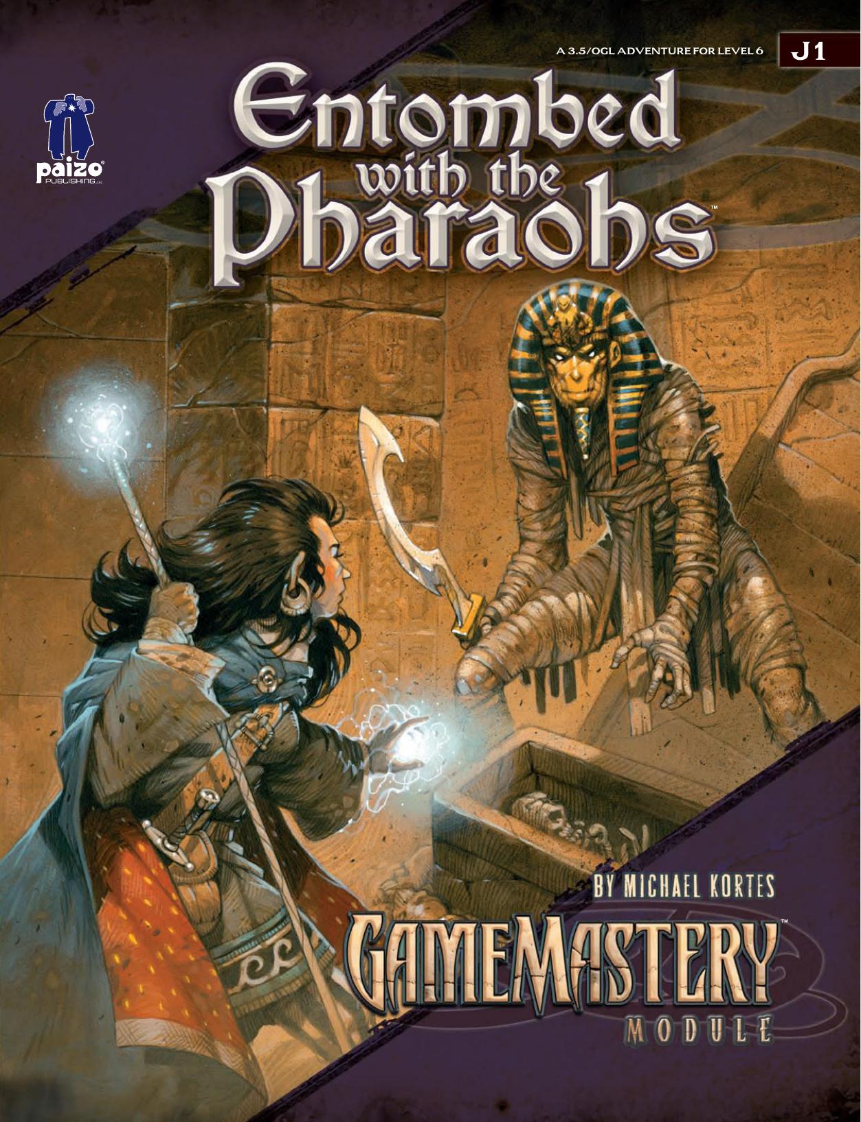 GameMastery Module: J1 Entombed with the Pharaohs