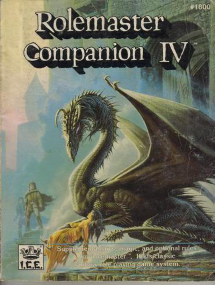 Rolemaster Companion IV