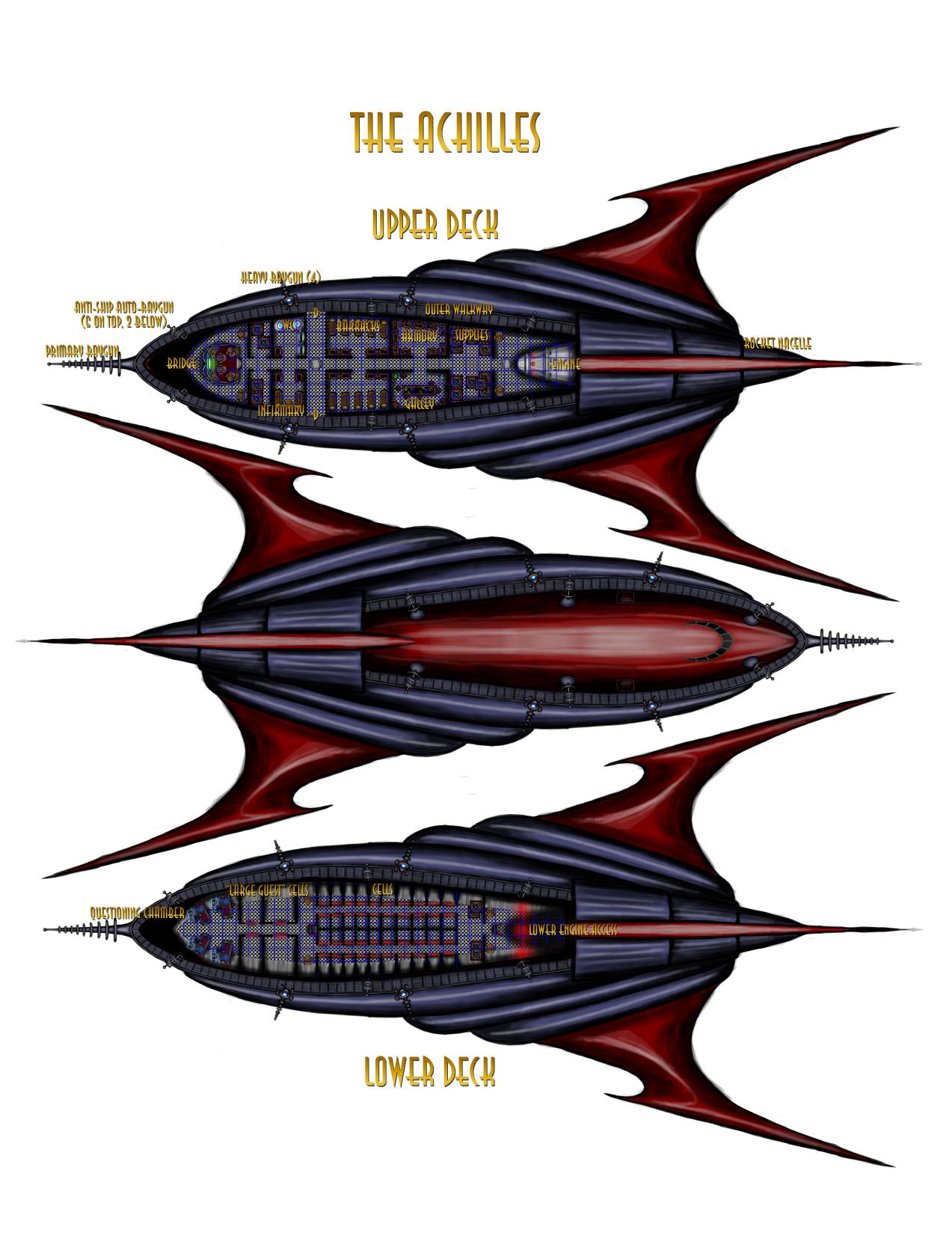 Slipstream: Rocketship Achilles Map