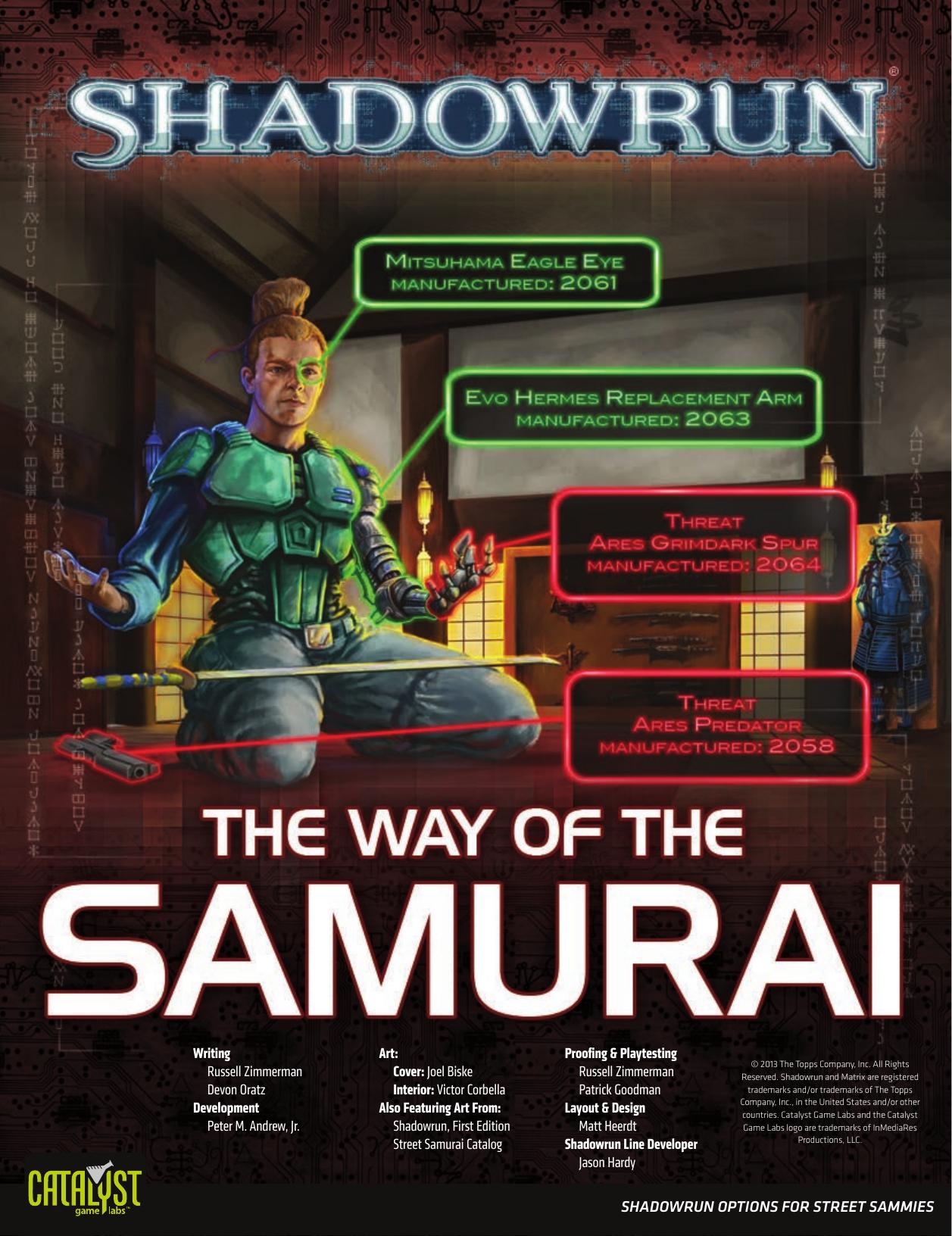 Shadowrun: The Way of the Samurai