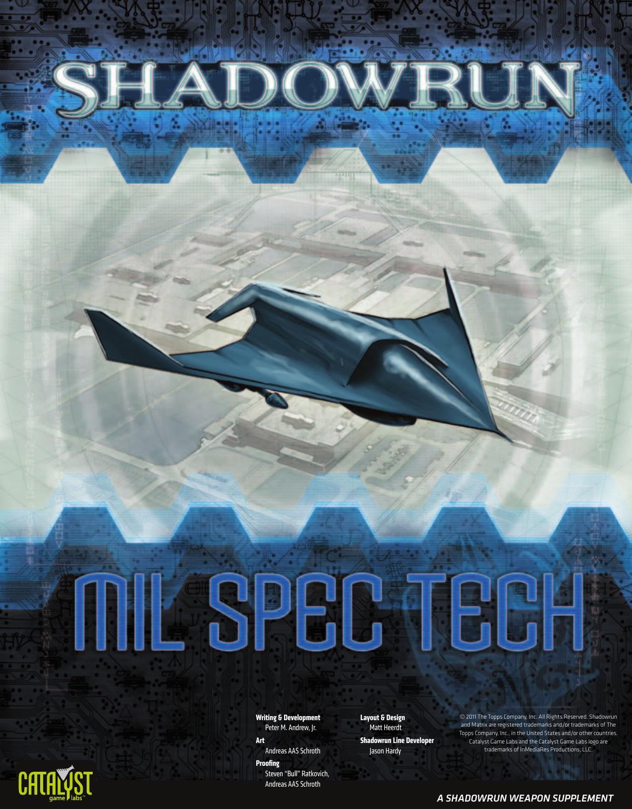 Shadowrun: MilSpecTech
