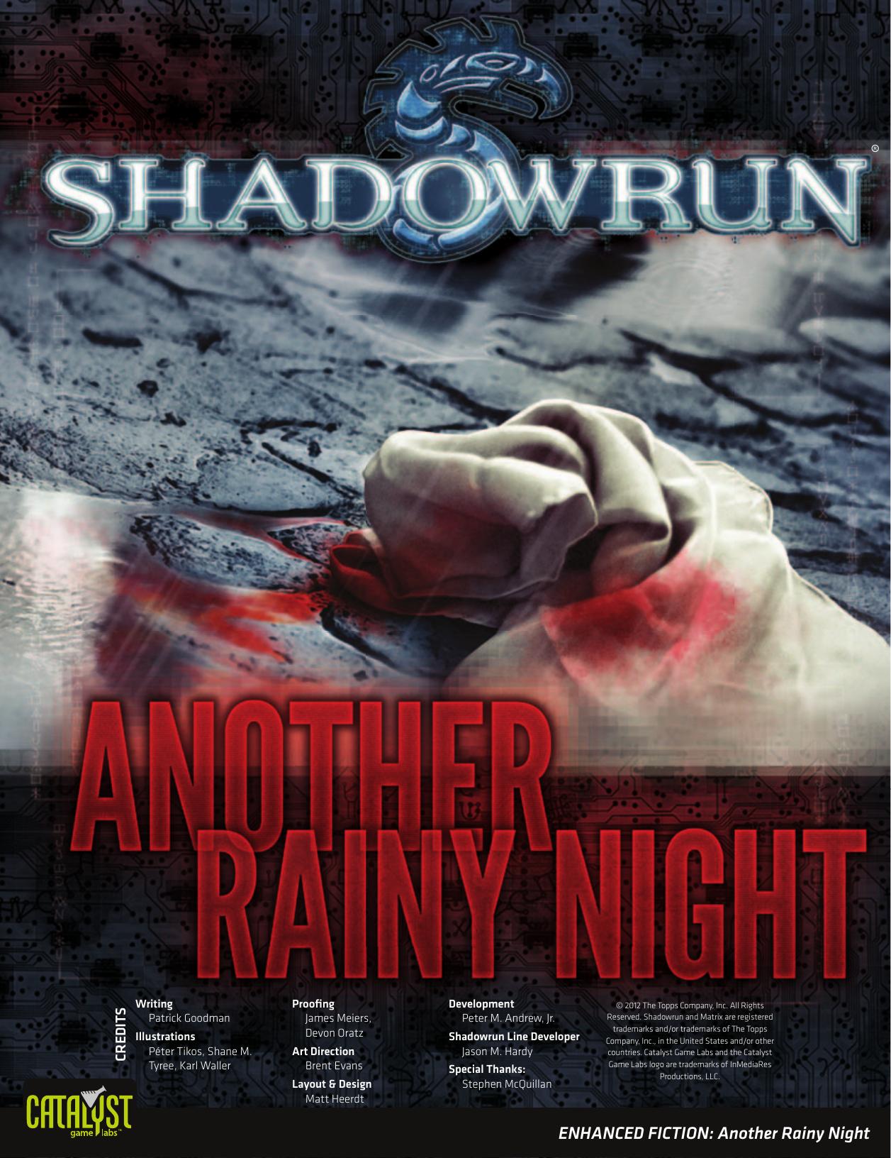 Shadowrun: Another Rainy Night