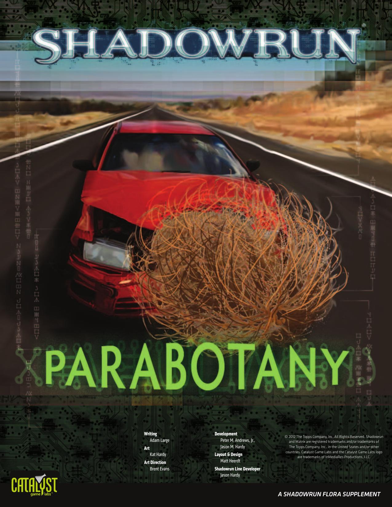 Shadowrun: Parabotany