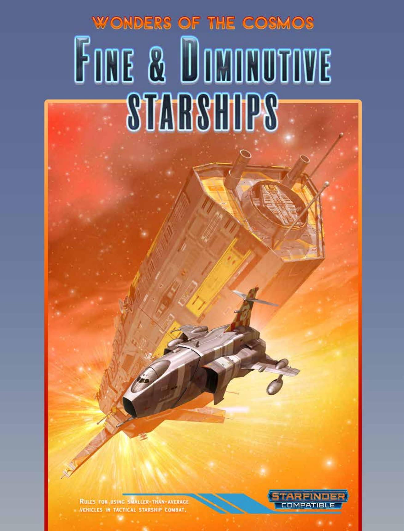 Wonders of the Cosmos Fine & Diminutive Starships