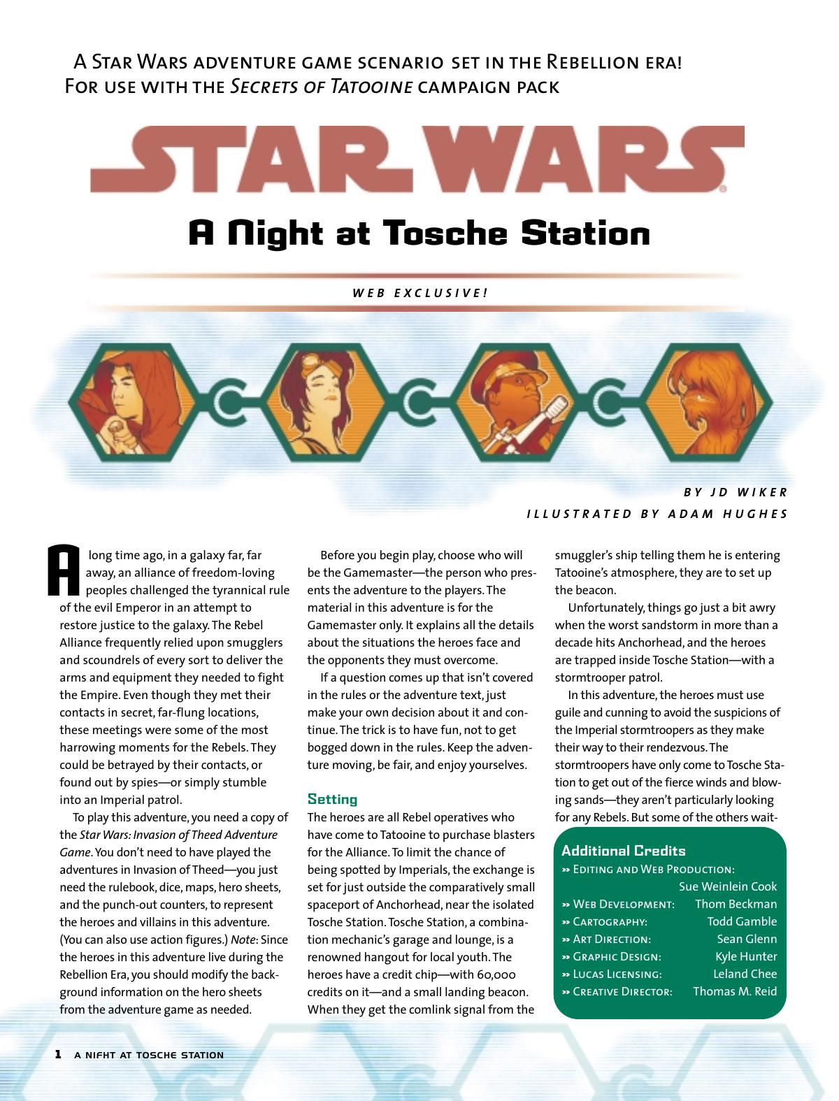 A Night At Tosche Station