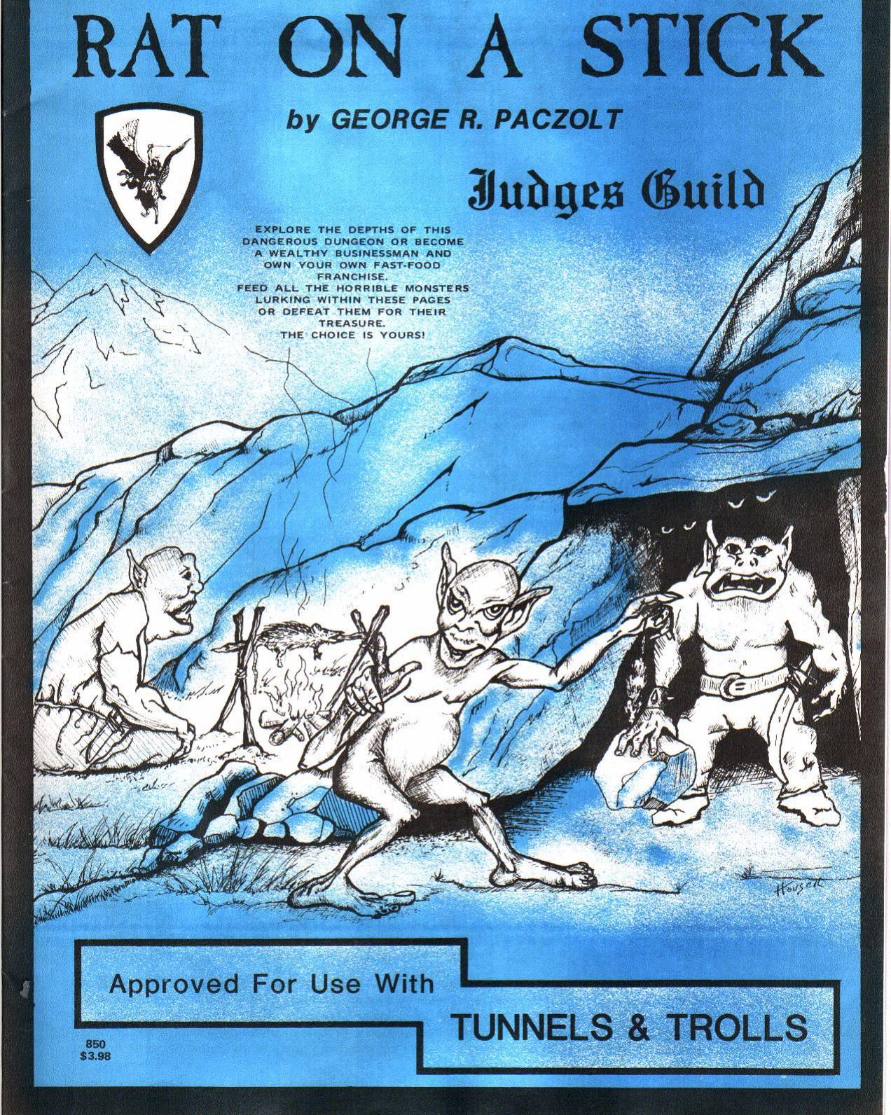 Tunnels & Trolls Rat on a Stick