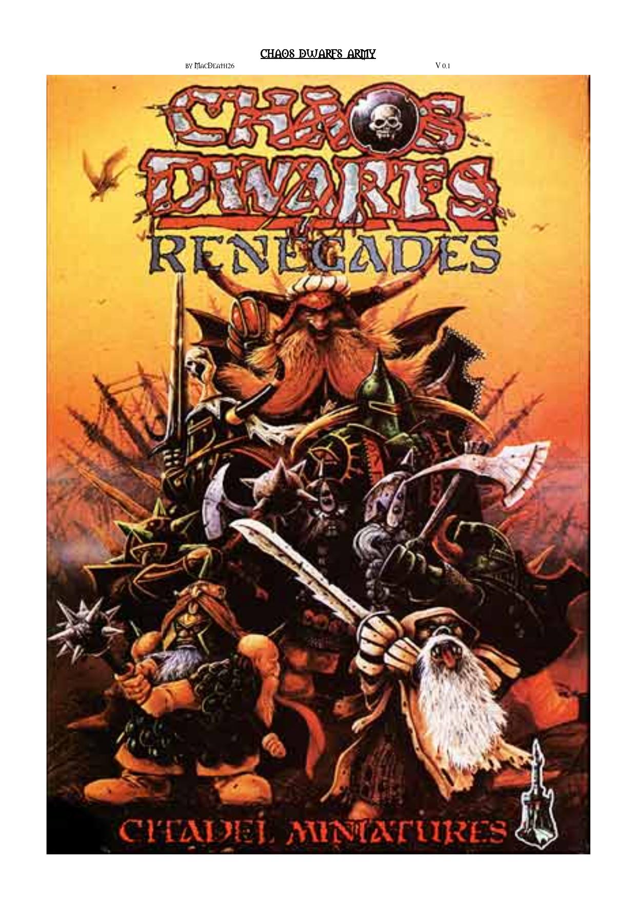 Warhammer - Chaos Dwarfs