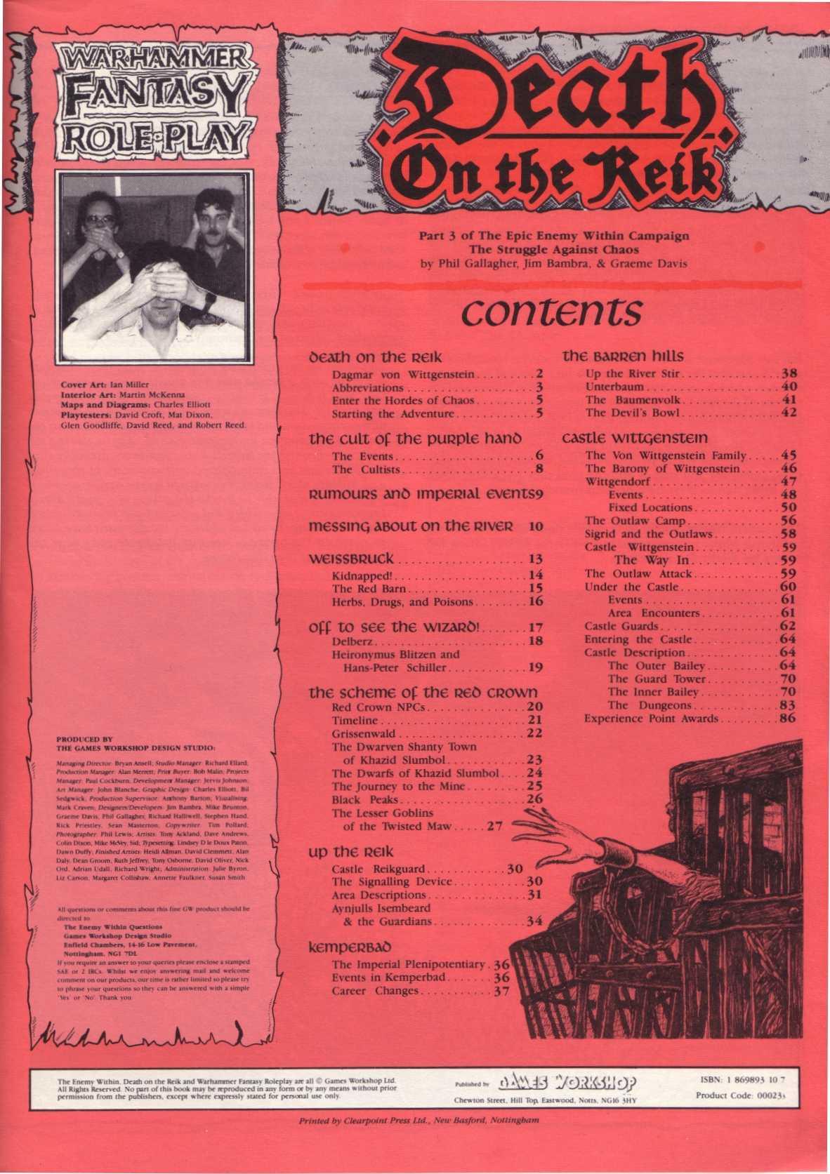 Warhammer - Death On The Reik --- Scanned by Number 6 ---