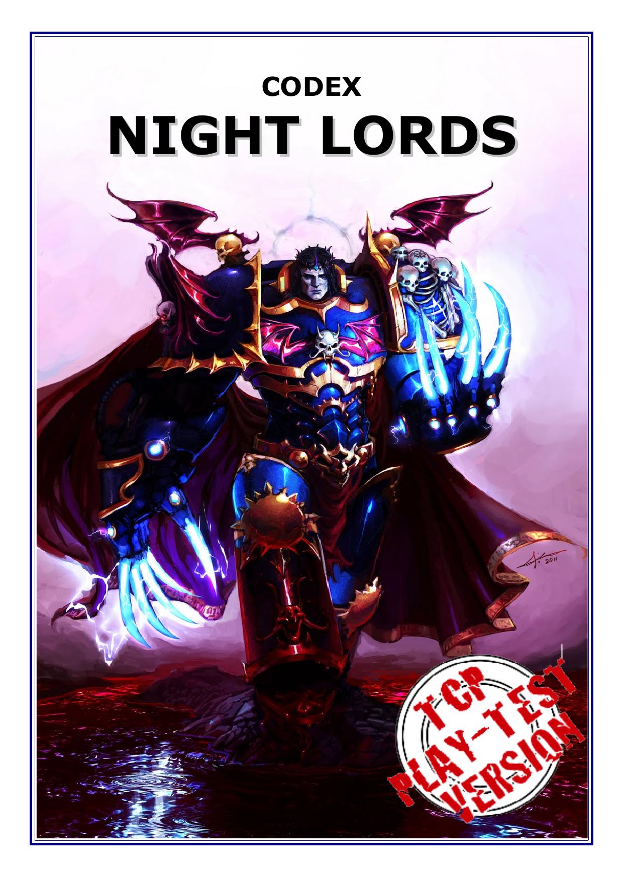 Codex Night Lords (v0.7.4)