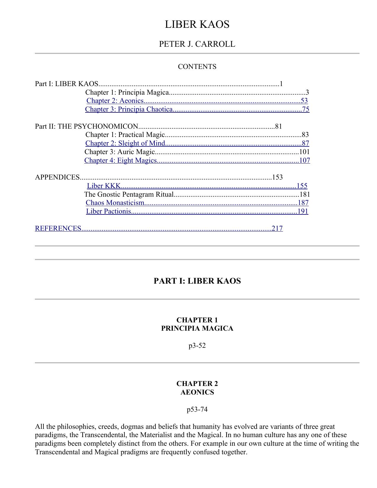 Liber Kaos: Chaos Magic for the Pandaemonaeon (Revised and Expanded Edition)