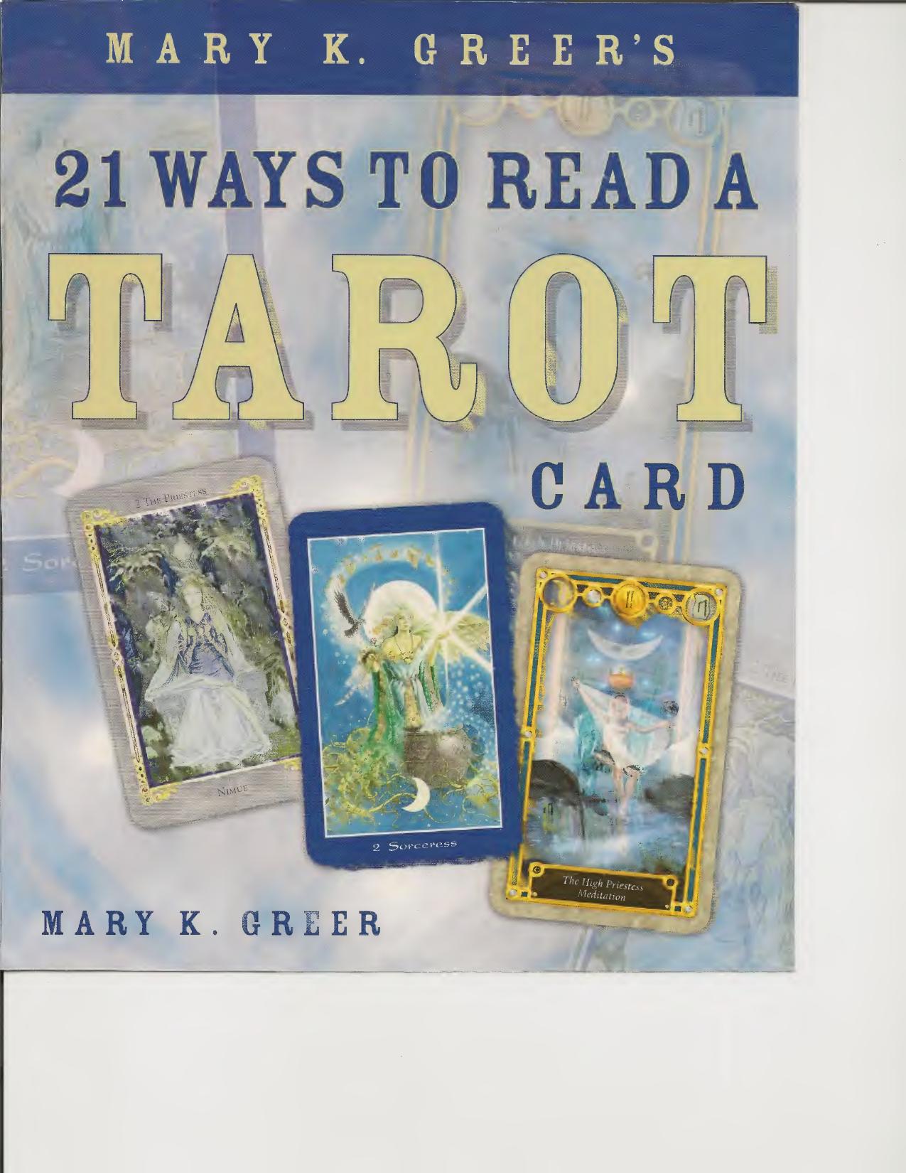 21 Ways to Read a Tarot Card