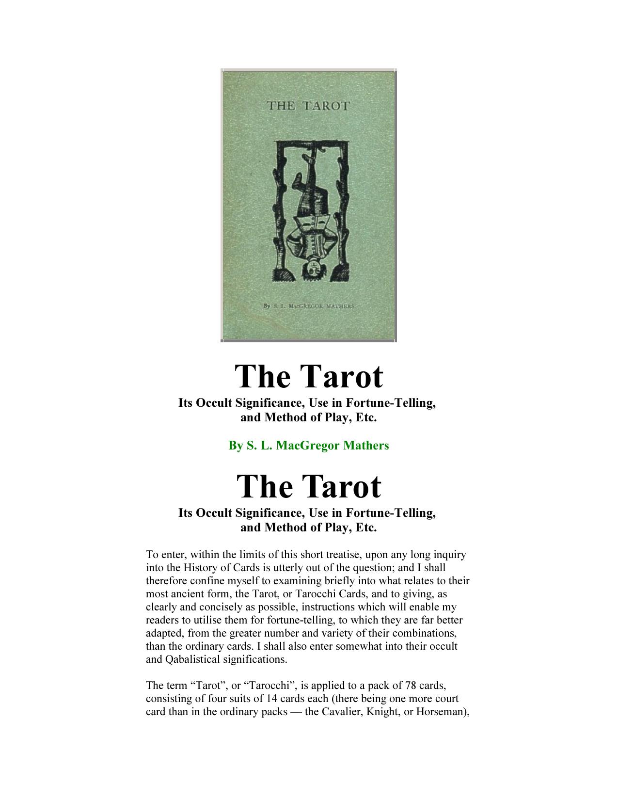 The Tarot