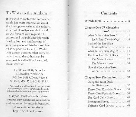 Enochian Tarot Handbook