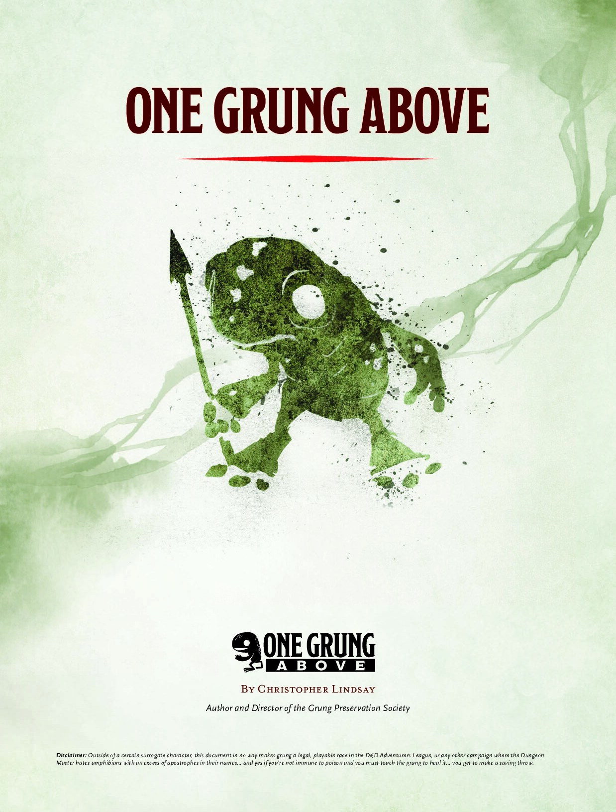 One Grung Above