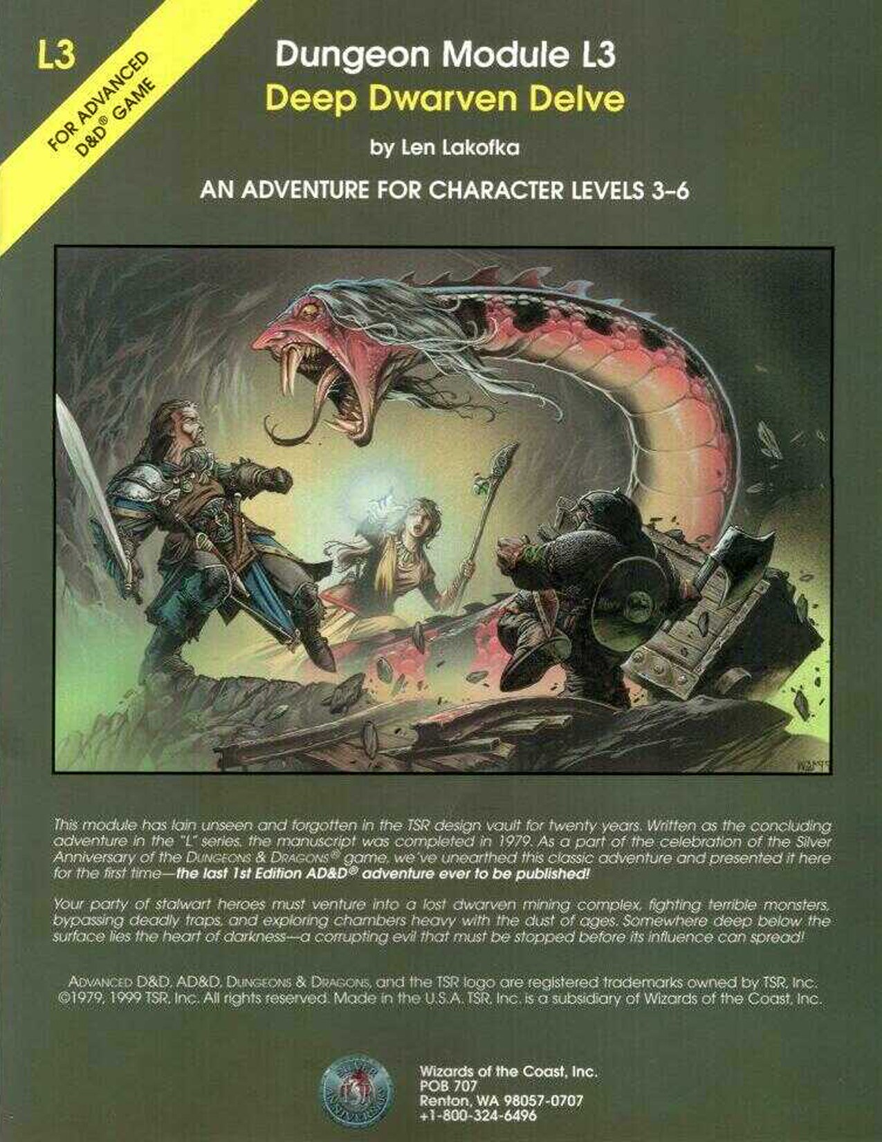 L3 - Deep Dwarven Delve