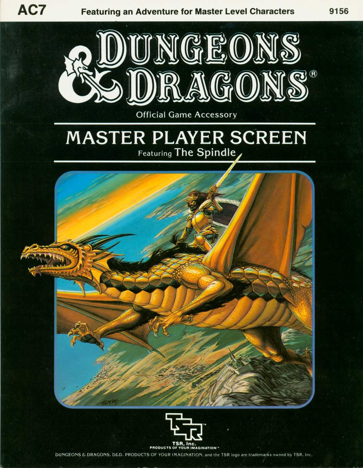 TSR 9156 AC7 Master Player Screen