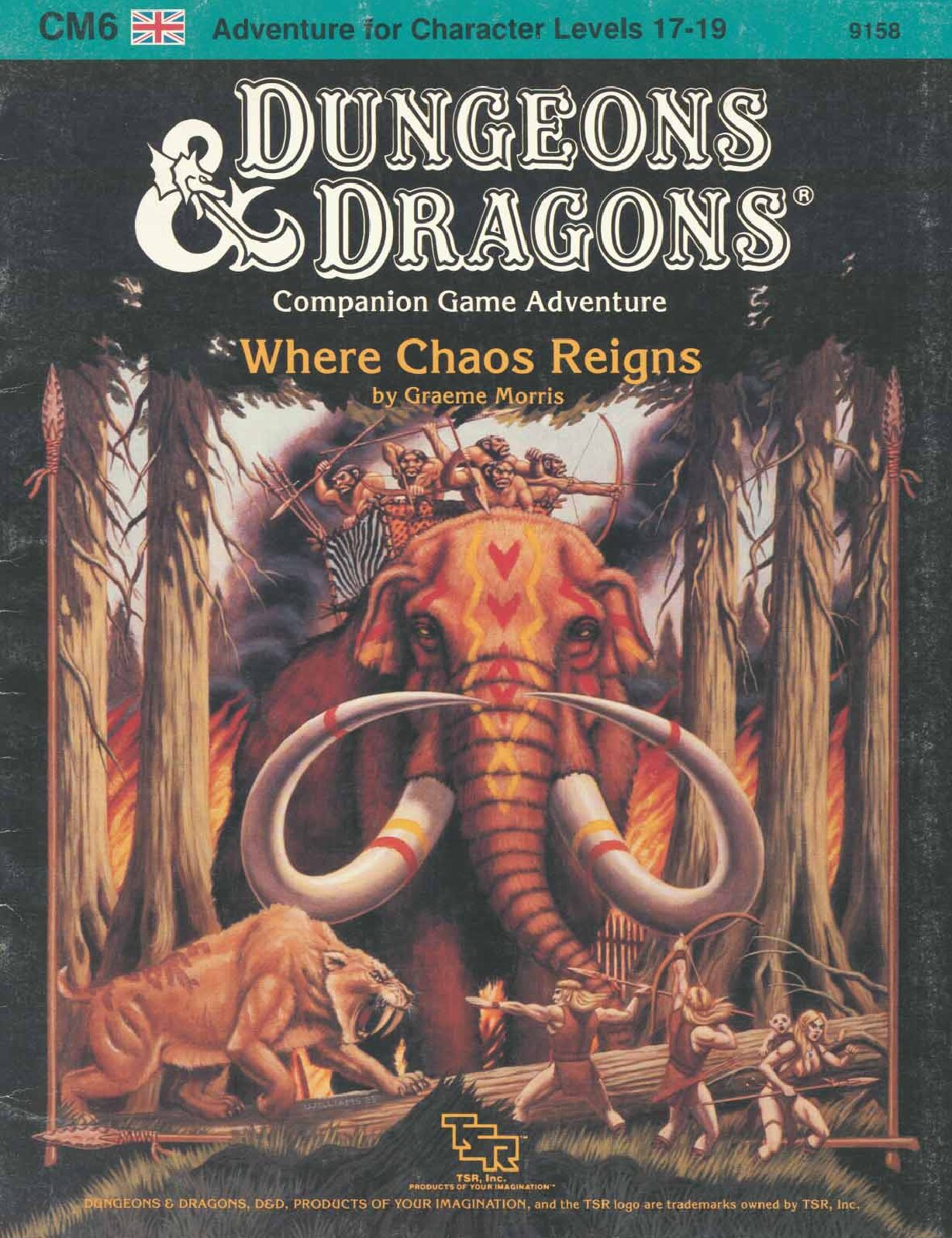 TSR 9158 CM6 Where Chaos Reigns