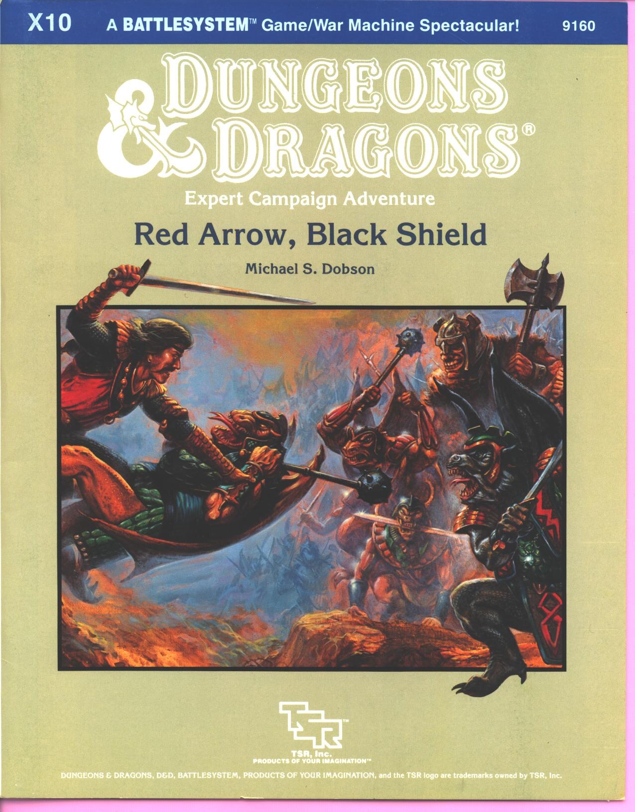 TSR 9160 X10 Red Arrow, Black Shield