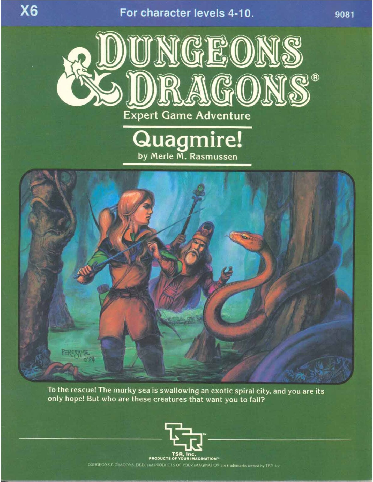 TSR 9081 - X6 - Quagmire! ( D&D Expert )