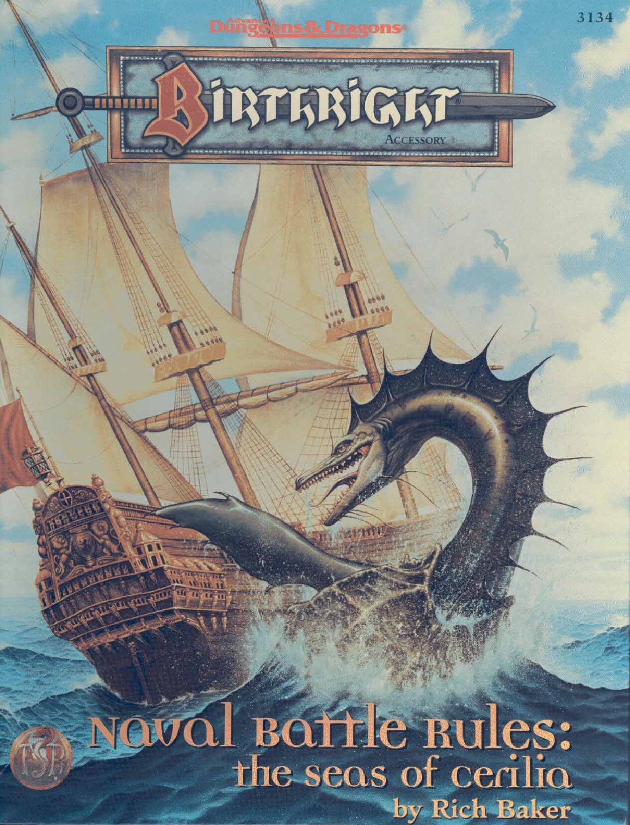 TSR 3134 Naval Battle Rules the Seas of Cerilia