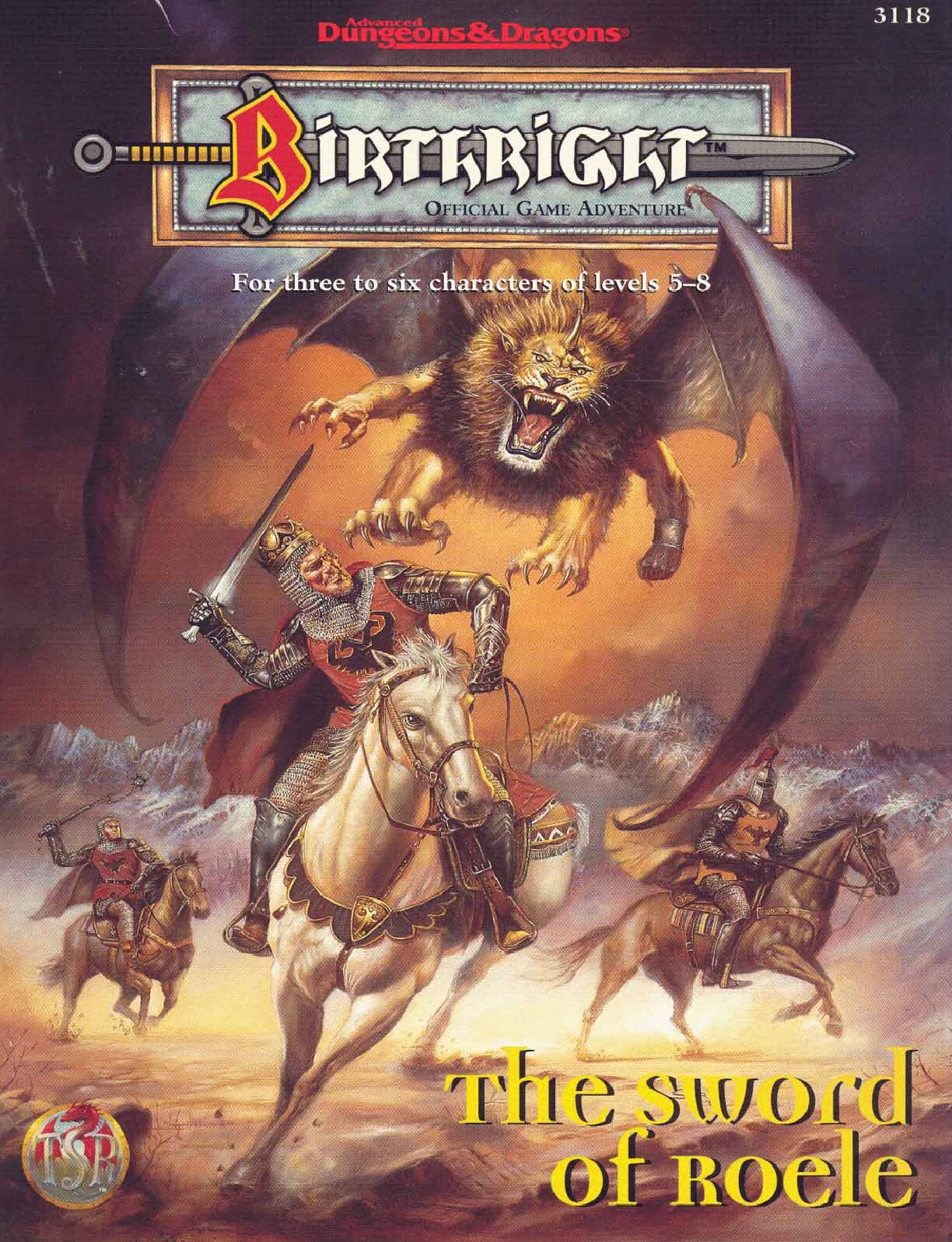 TSR 3118 The Sword Of Roele