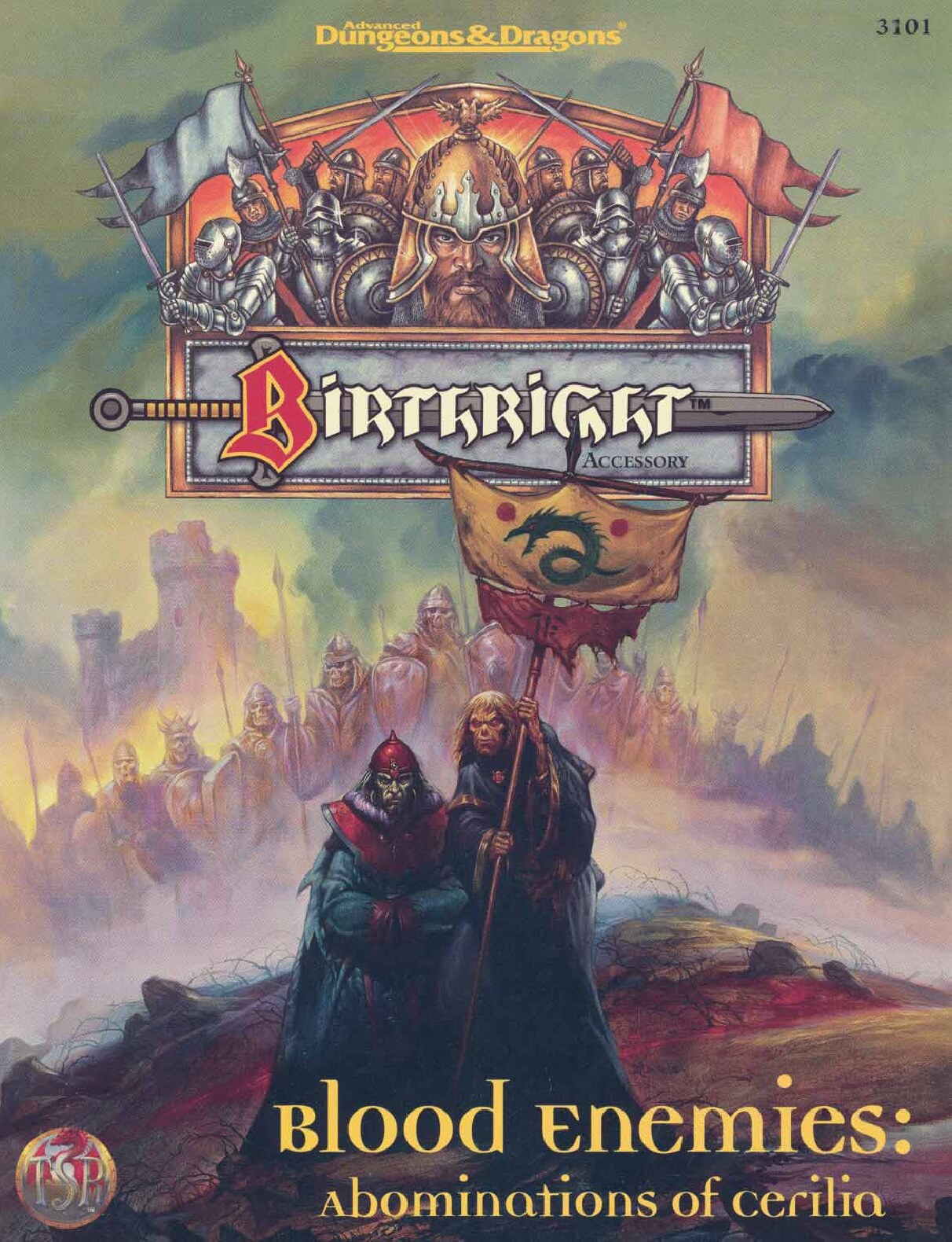 TSR 3101 Blood Enemies Abominations of Cerilia