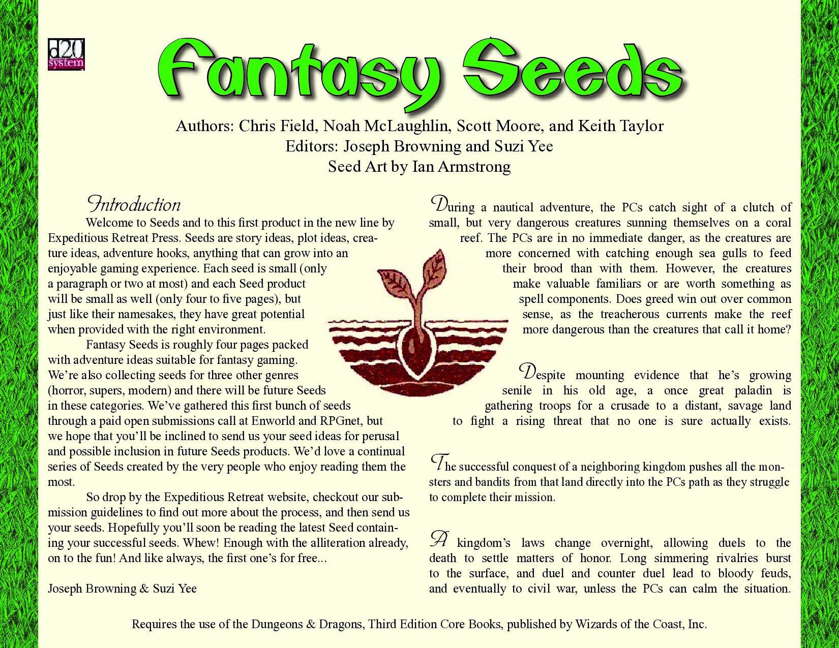 Game Ideas. Collection