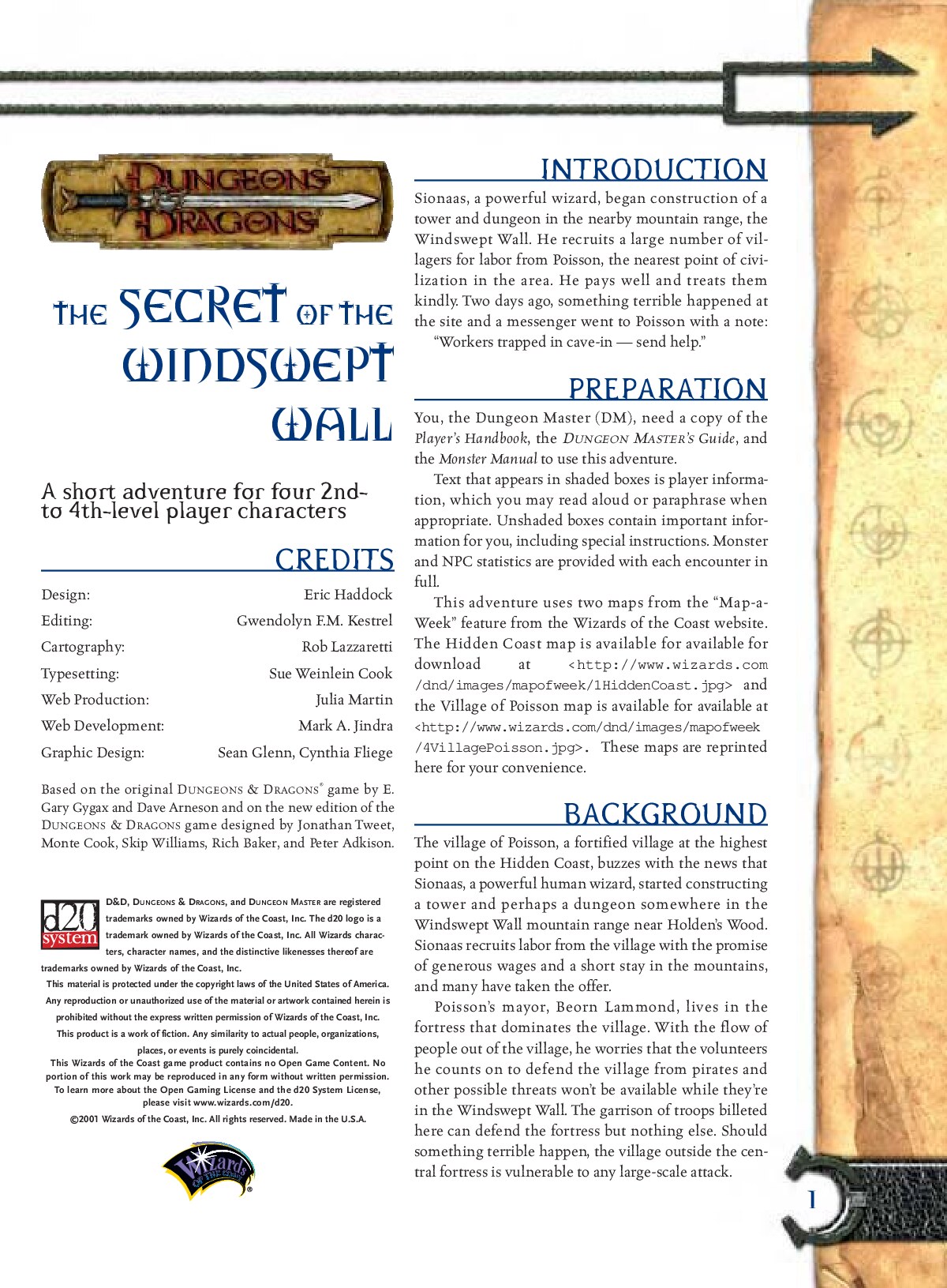 The Secret Of The Windswept Wall