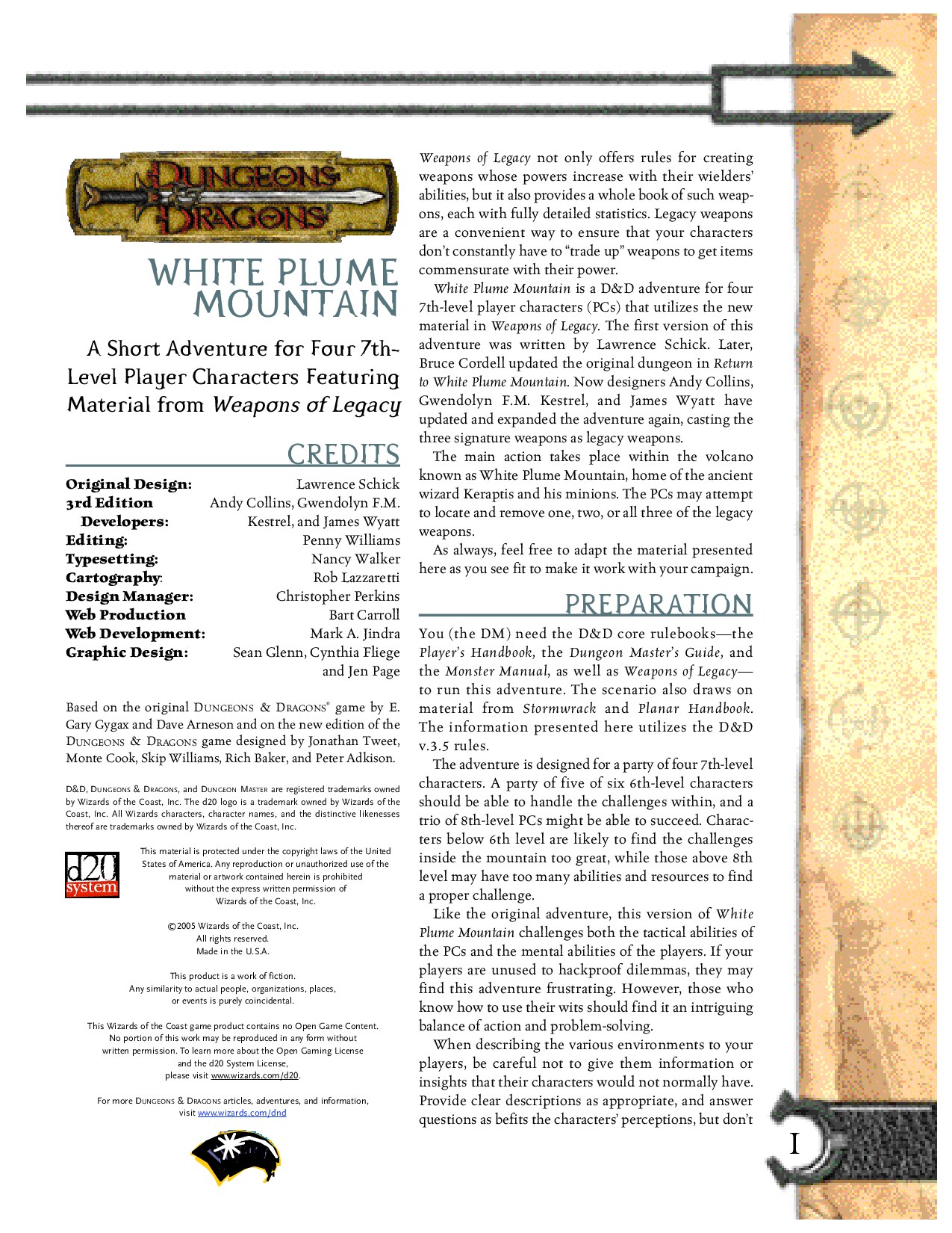 White Plume Mountain