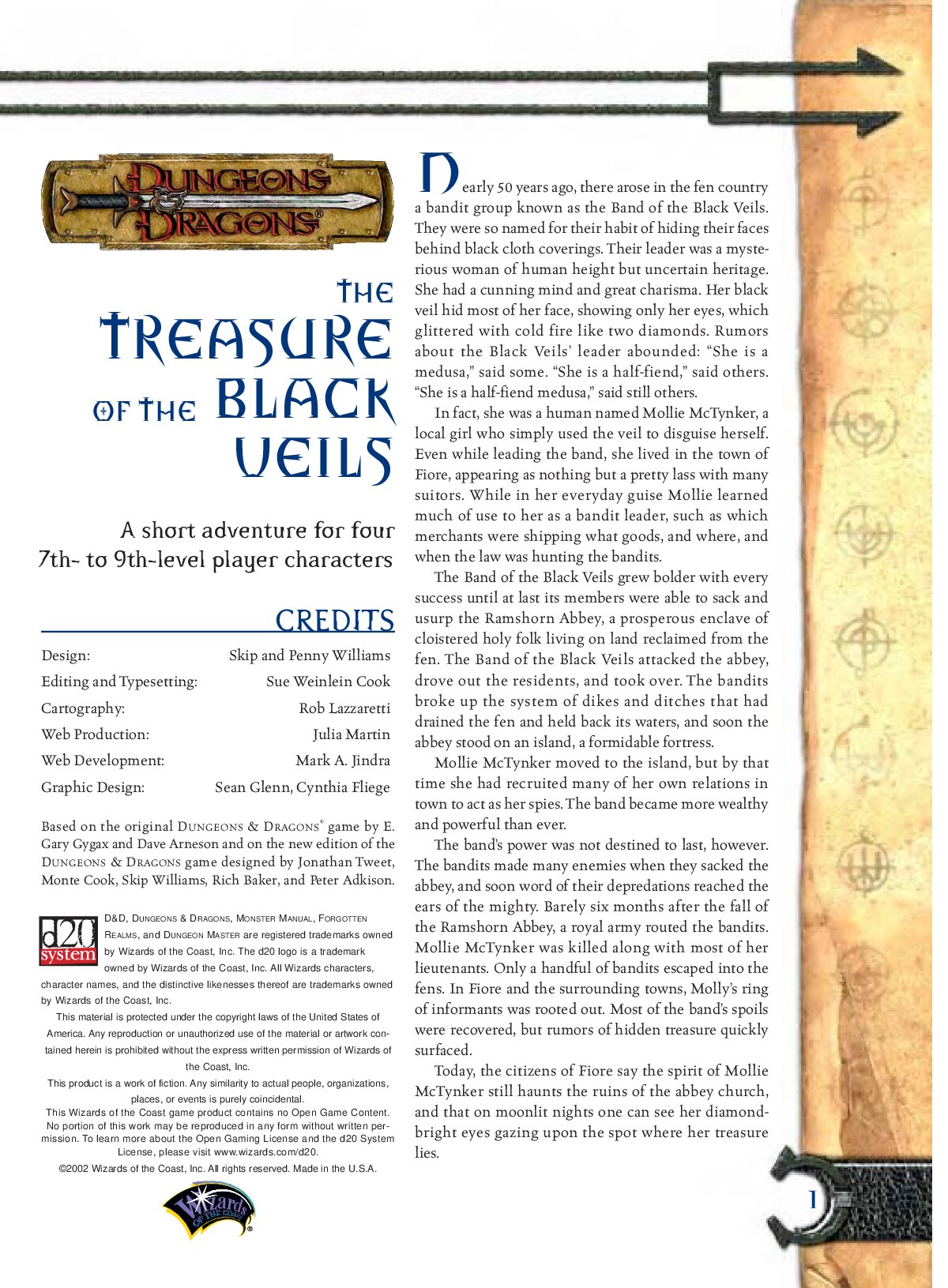 The Treasure Of The Black Veils