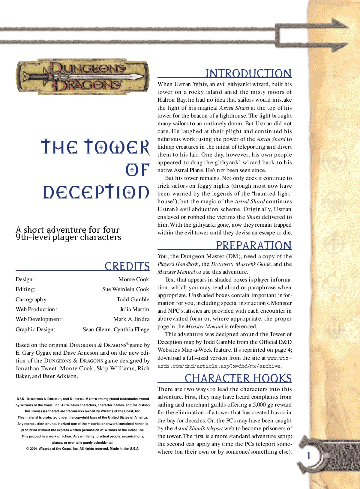 The Tower Of Deception