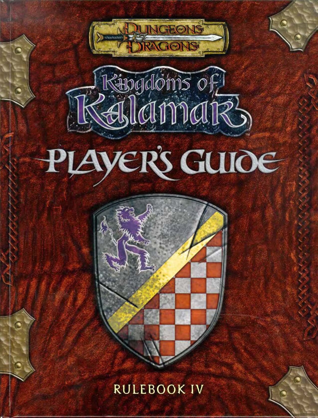 Kingdoms Of Kalamar Player's Guide