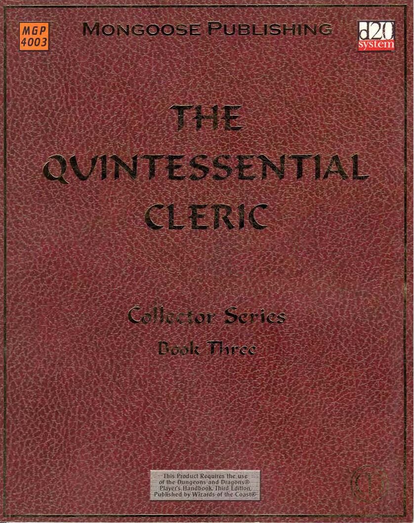 The Quintessential Cleric