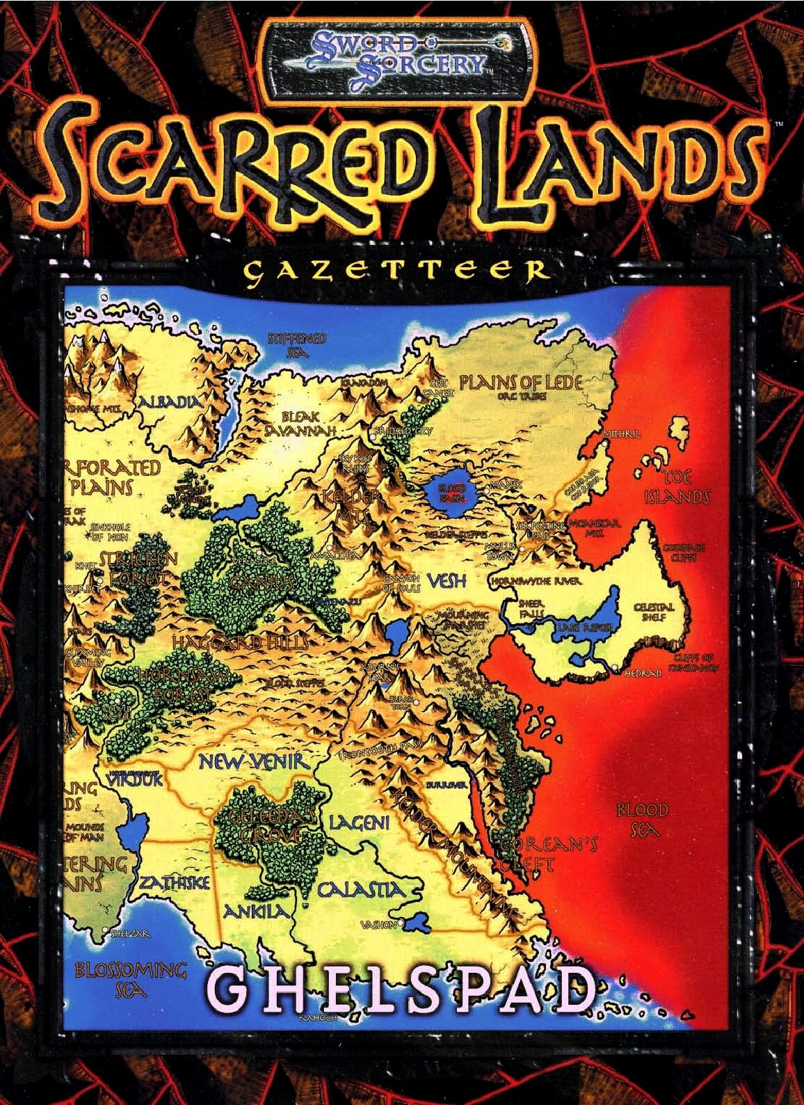 WW8320 Scarred Lands - Gazetteer - Ghelspad