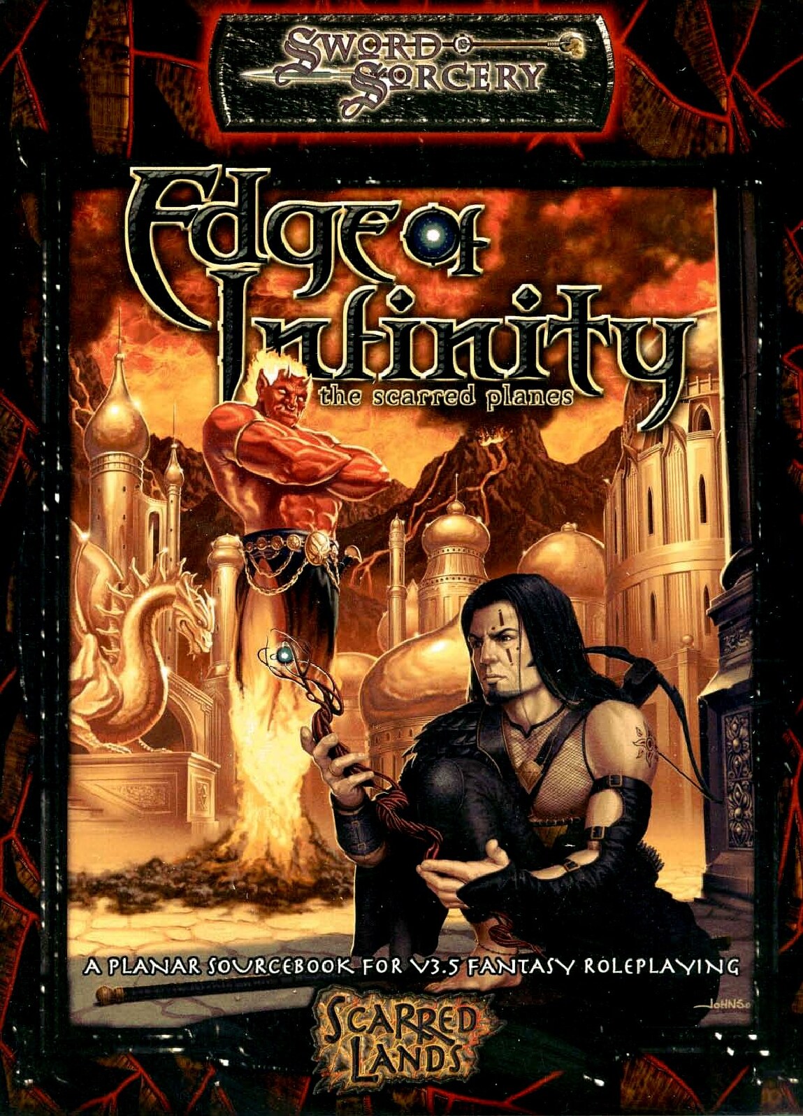 WW8319 Scarred Lands - Edge of Infinity the Scarred Planes