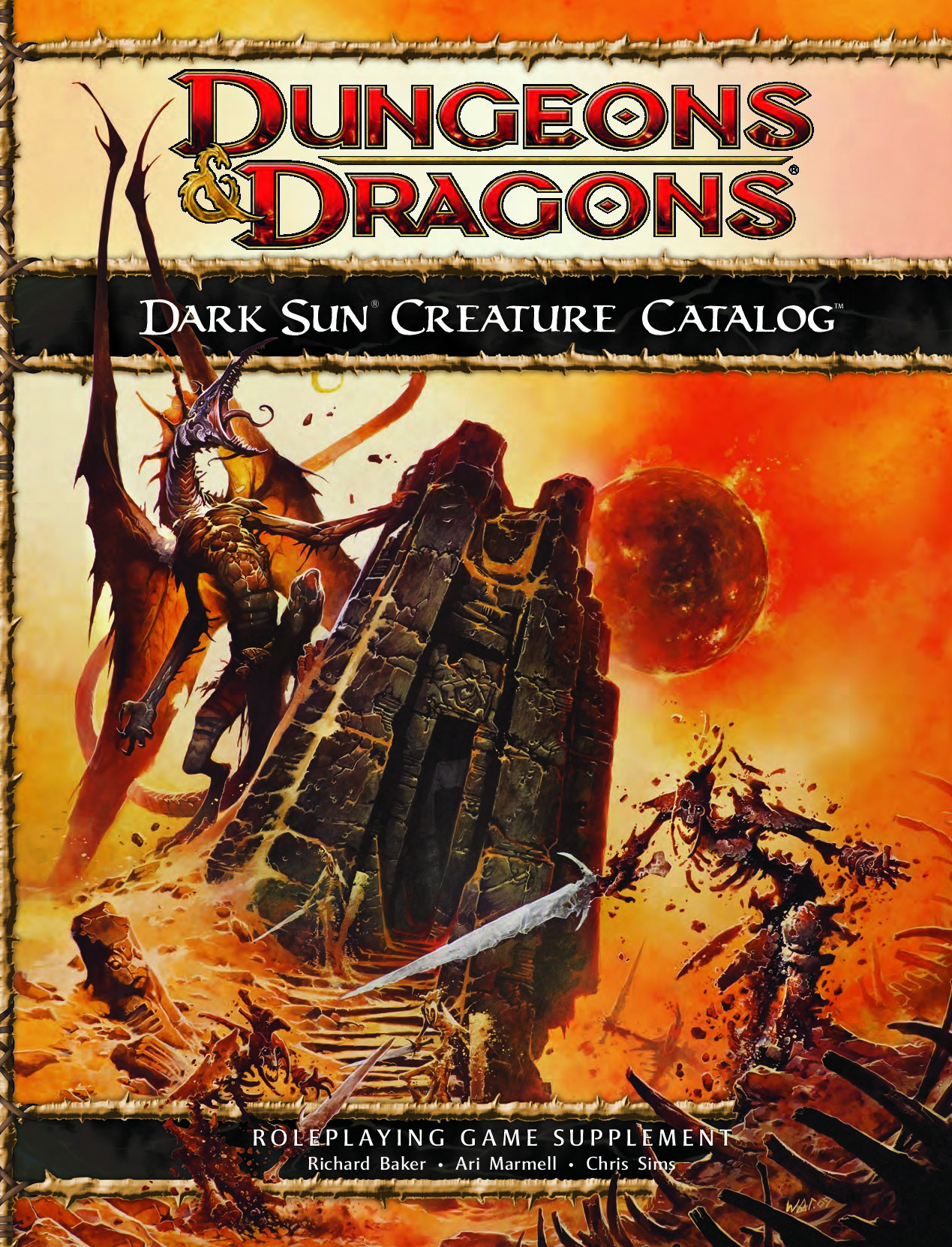DARK SUN Creature Catalog