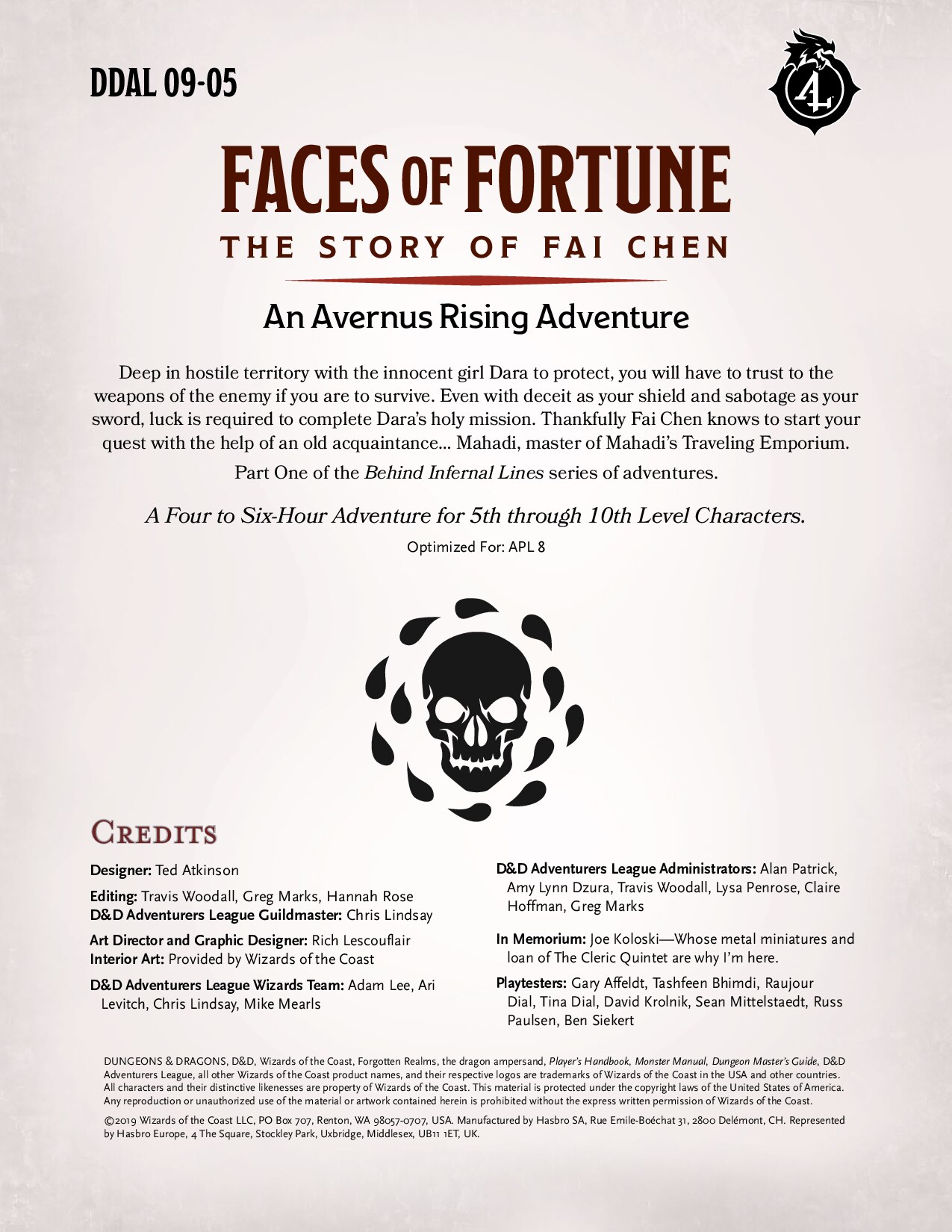 DDAL09-05 - Faces of Fortune