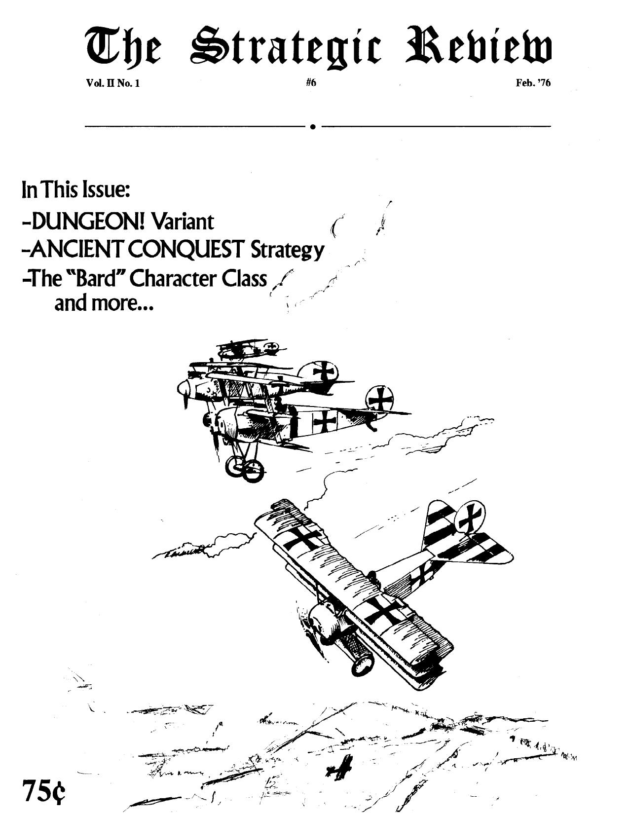 The Strategic Review Vol. 2, No. 1