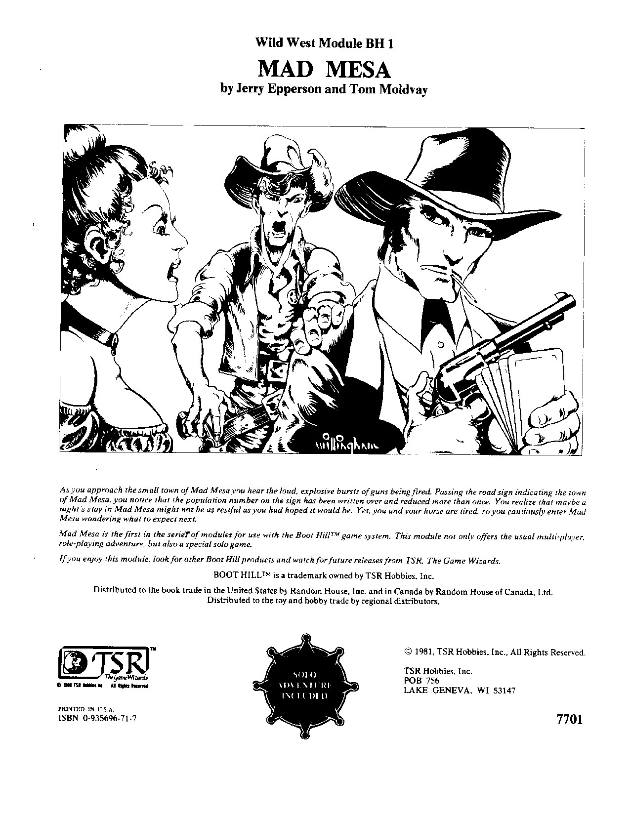 BH1 - Mad Mesa (TSR7701)