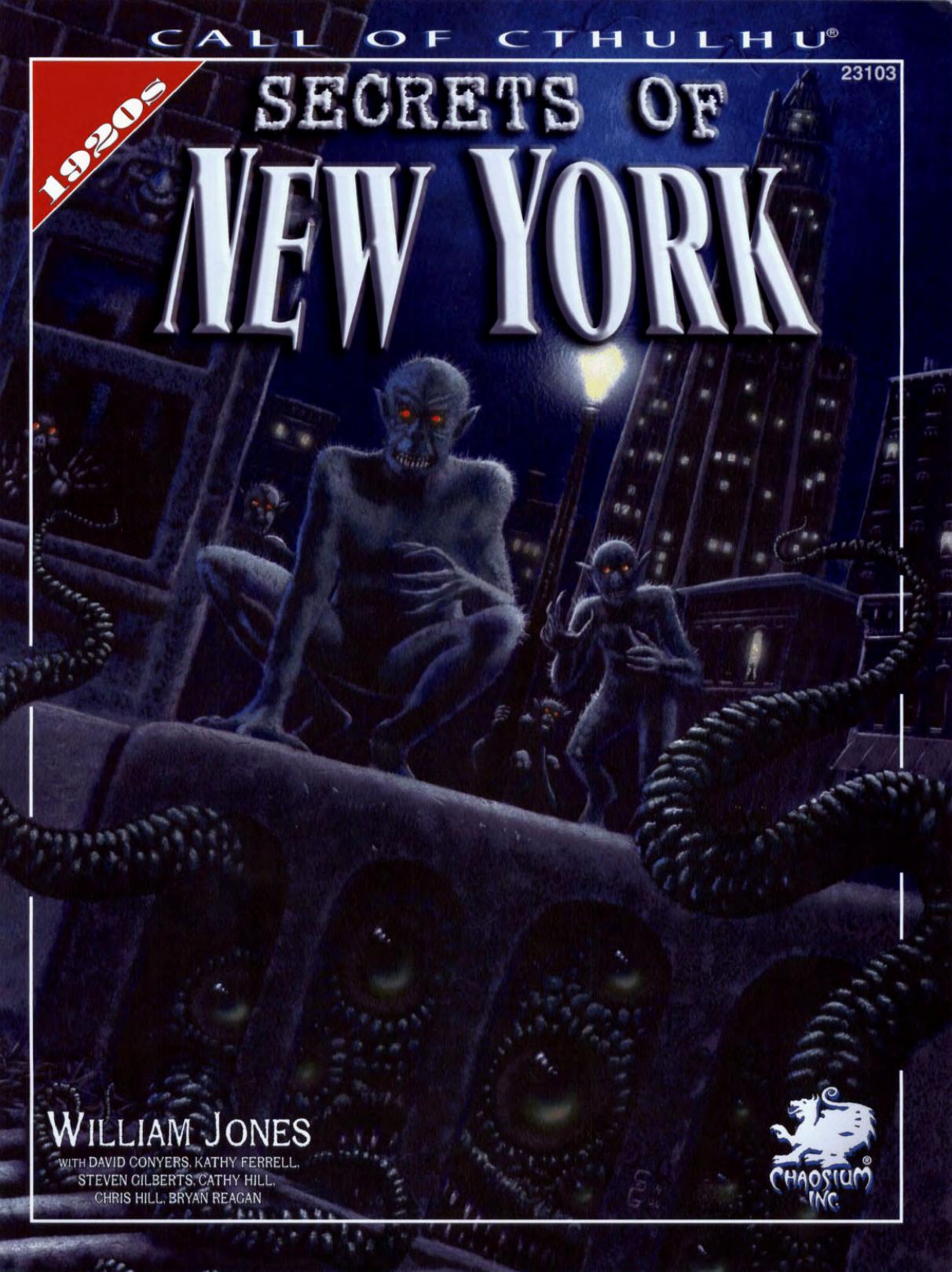 CoC 1920s Secrets of New York