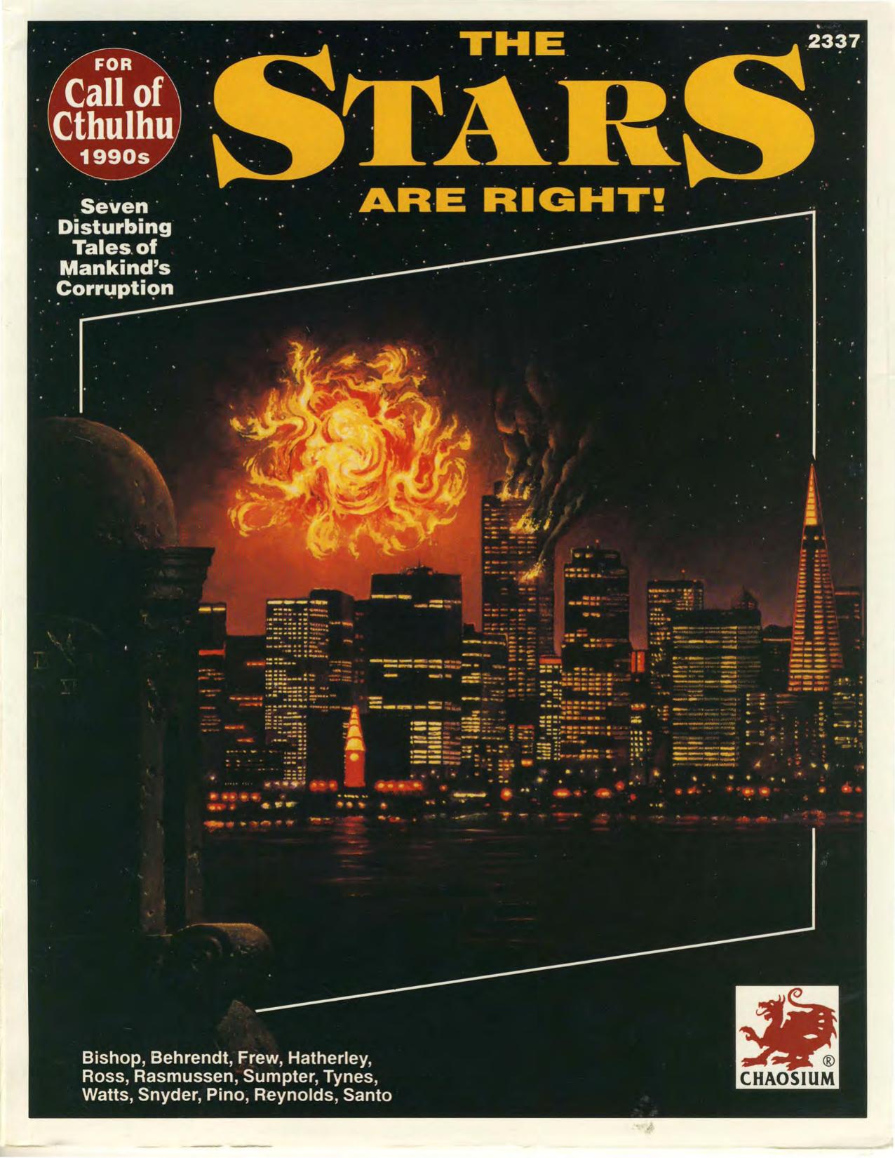 CoC 1990s The Stars Are Right