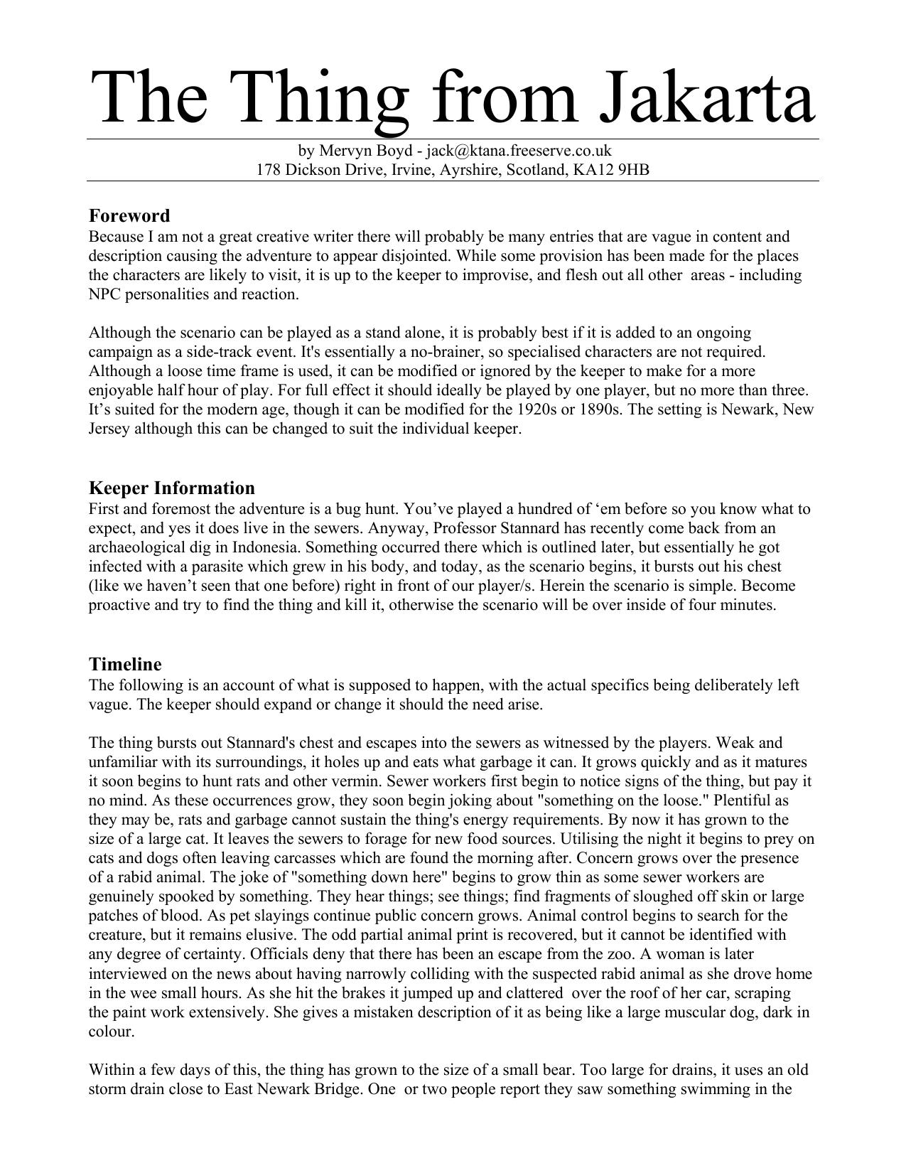 Microsoft Word - The thing from Jakarta.doc