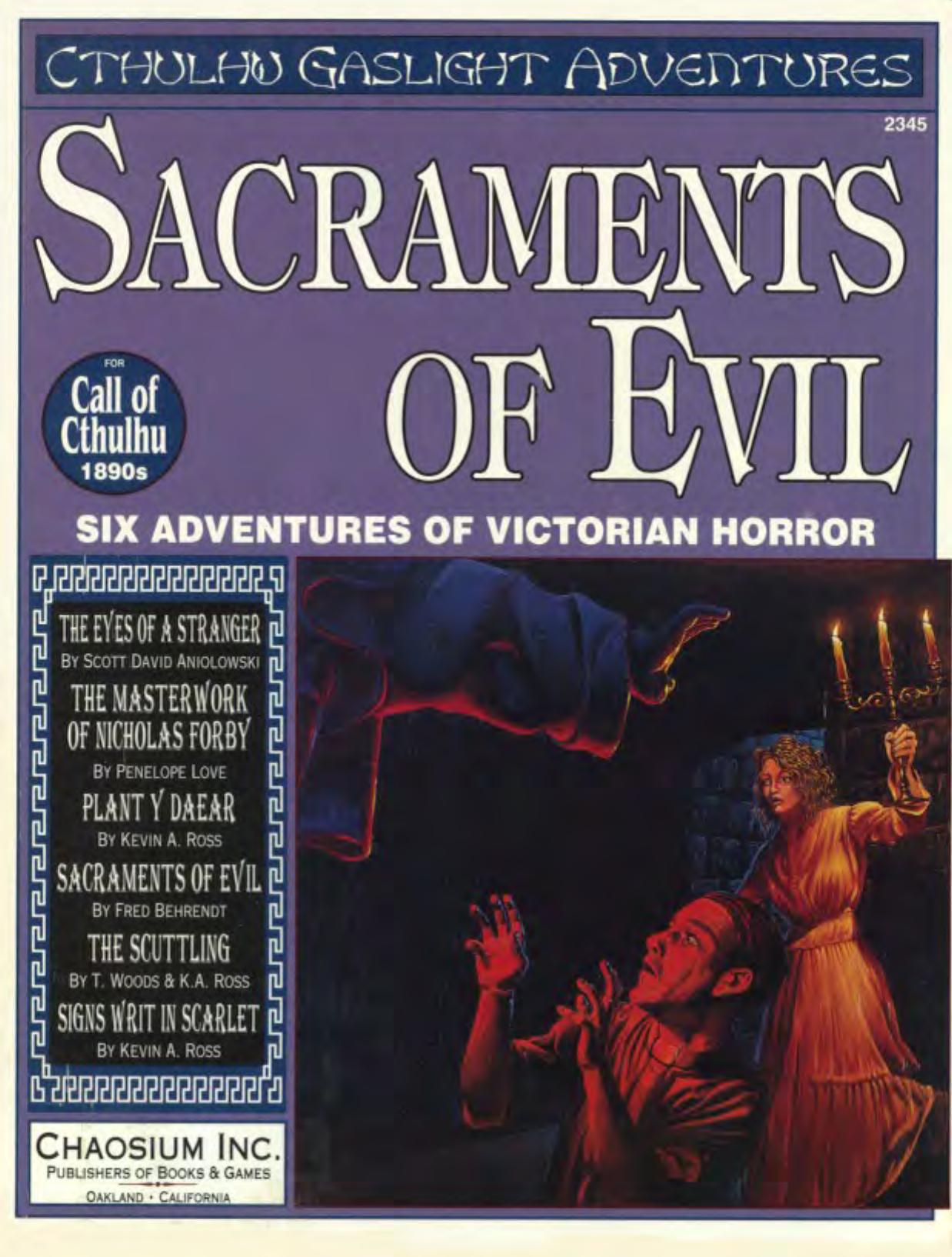 CoC Sacraments of Evil