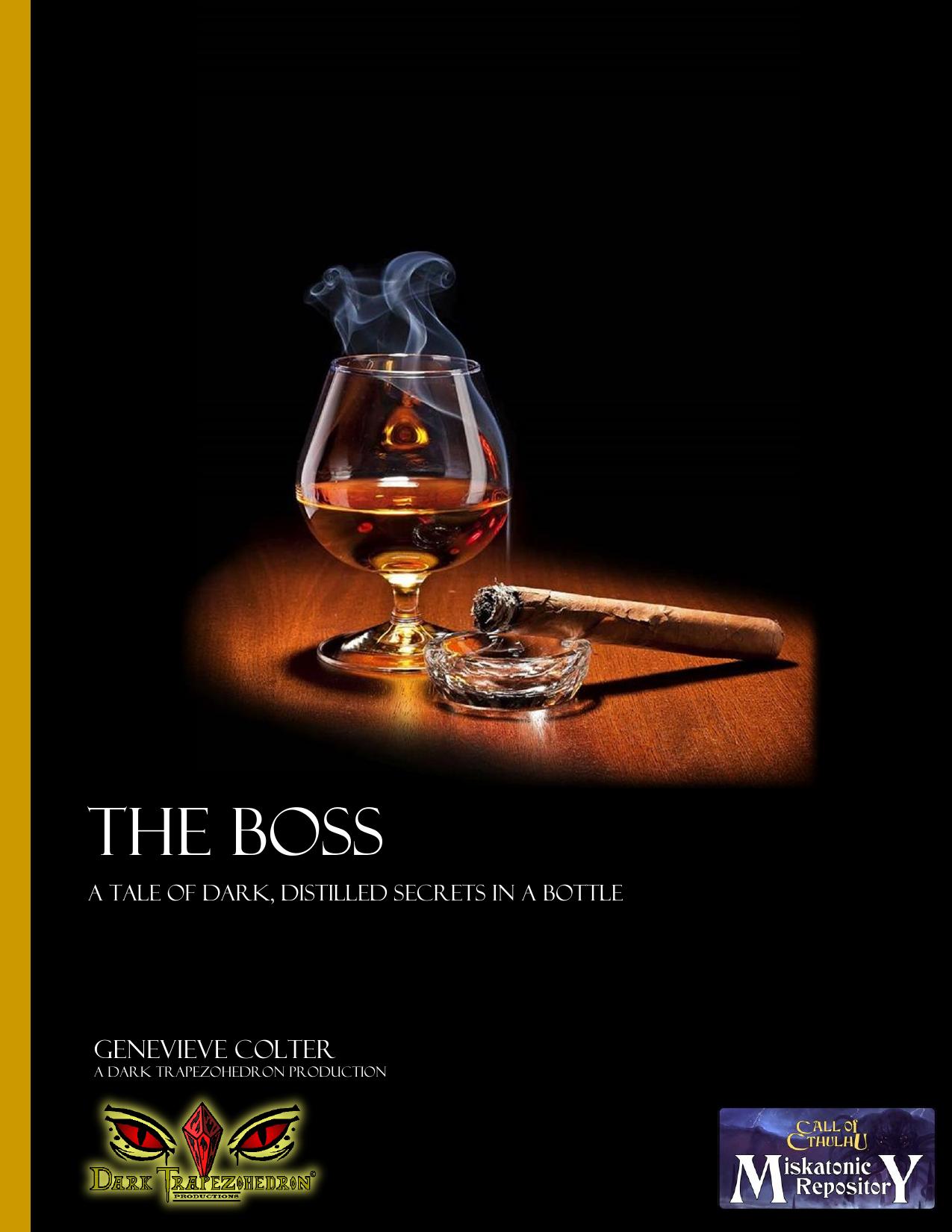 CoC - Miskatonic Repository - The Boss