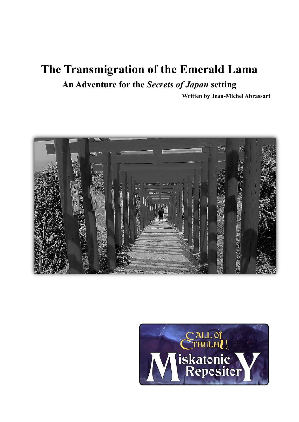 CoC - Miskatonic Repository - Secrets of Japan