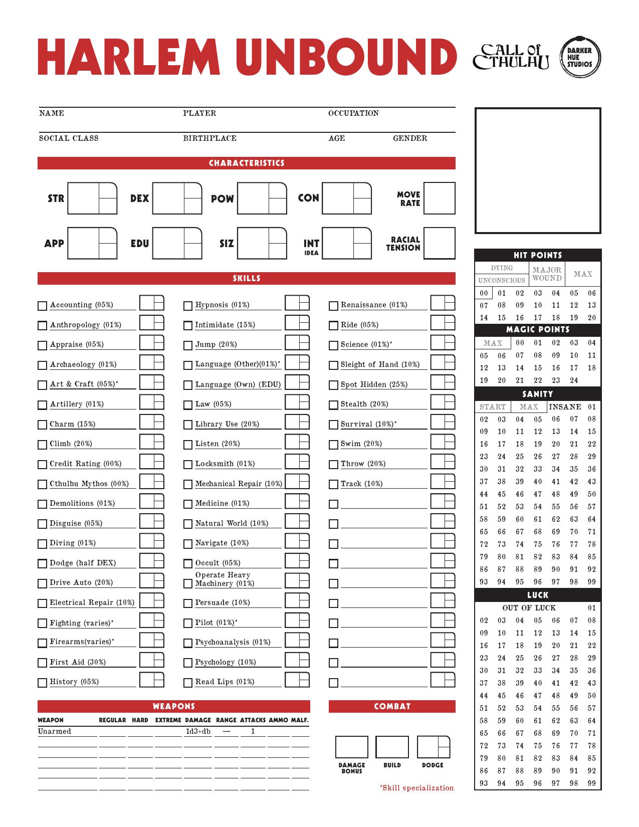 CoC - Harlem Unbound