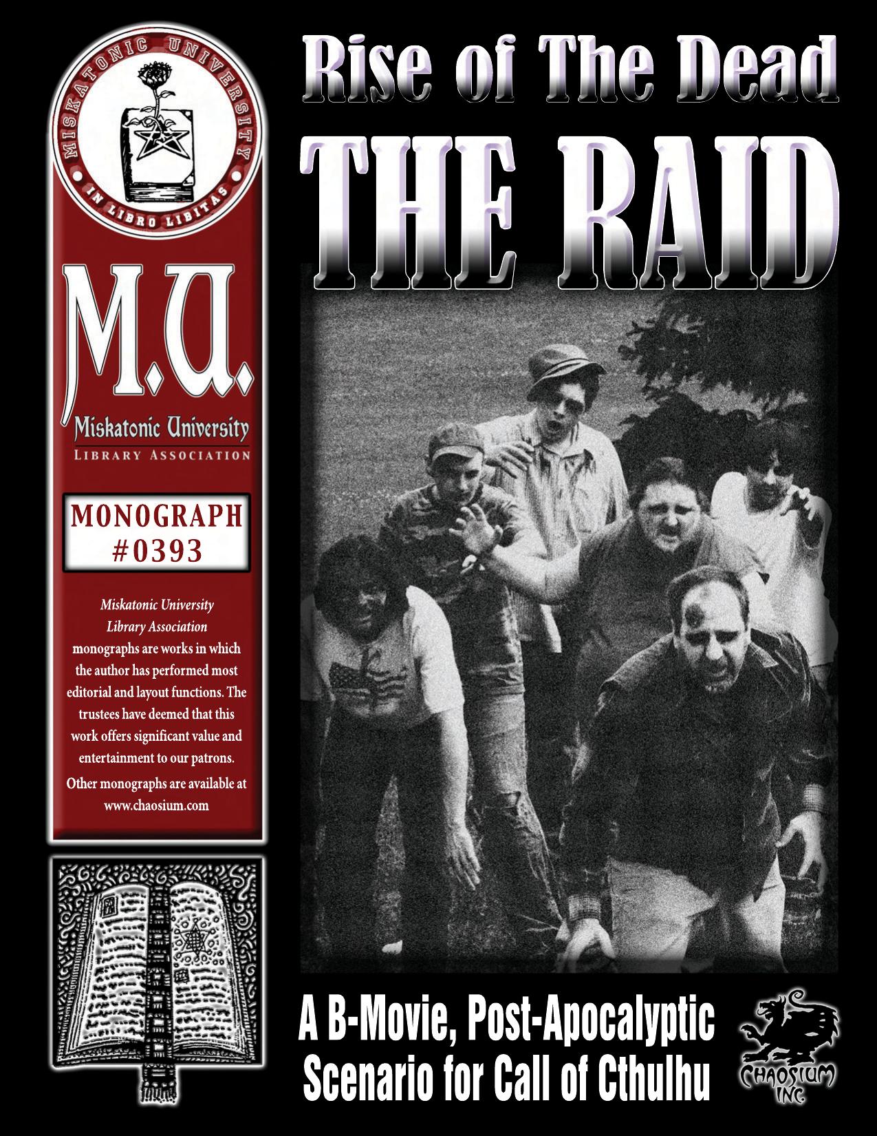 Monograph #393 - Miskatonic University - Rise of the Dead